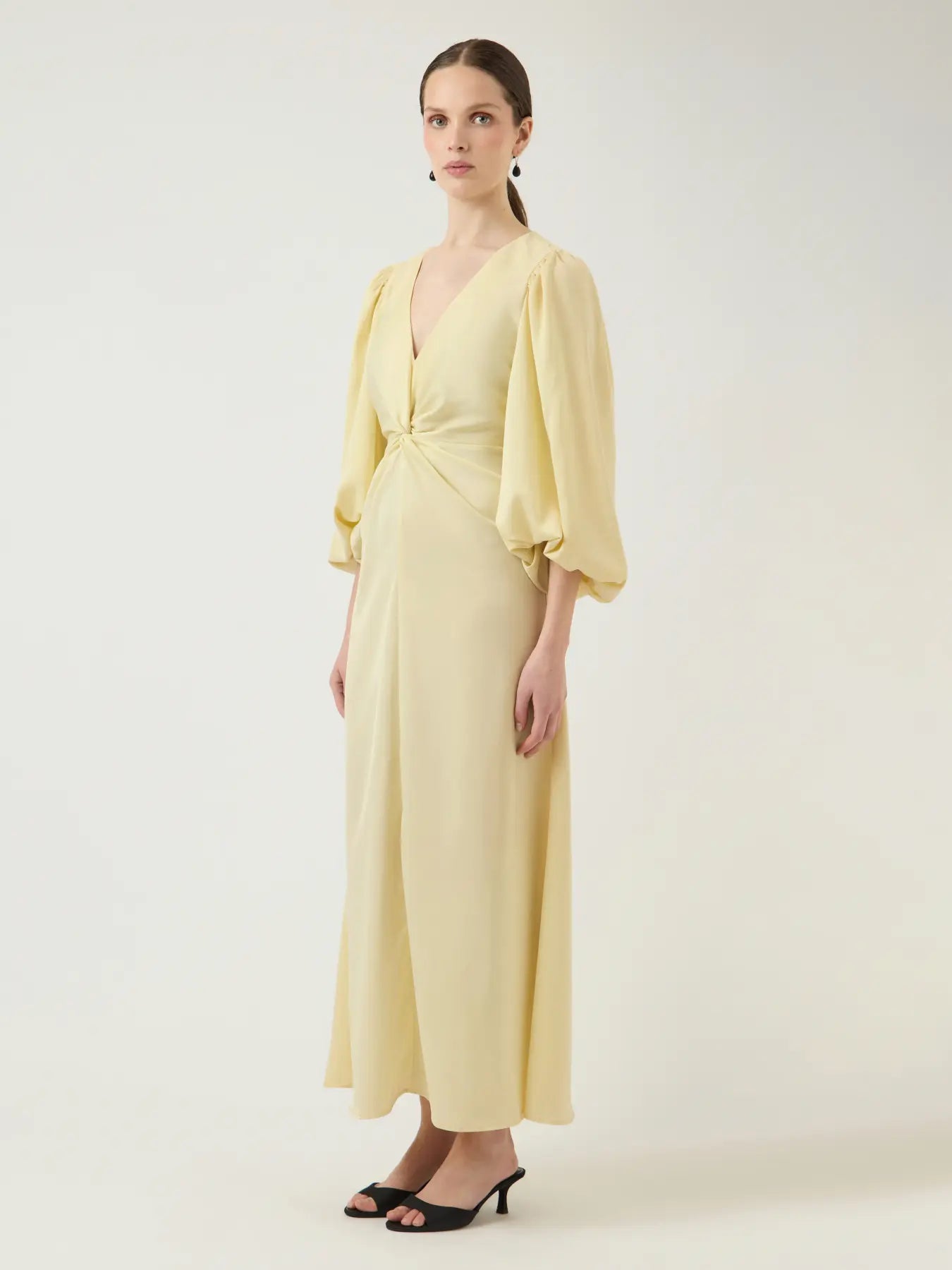 Y.A.S mekko YASThea LS Long Dress S. Noos, Anise Flower