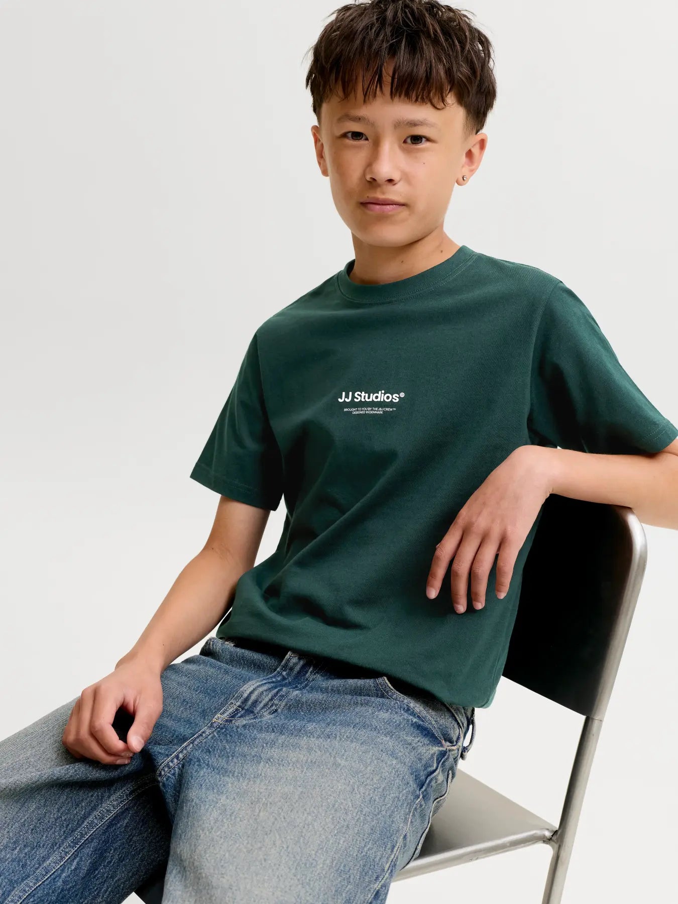 Jack and Jones Junior lasten T-paita Soho, vihreä