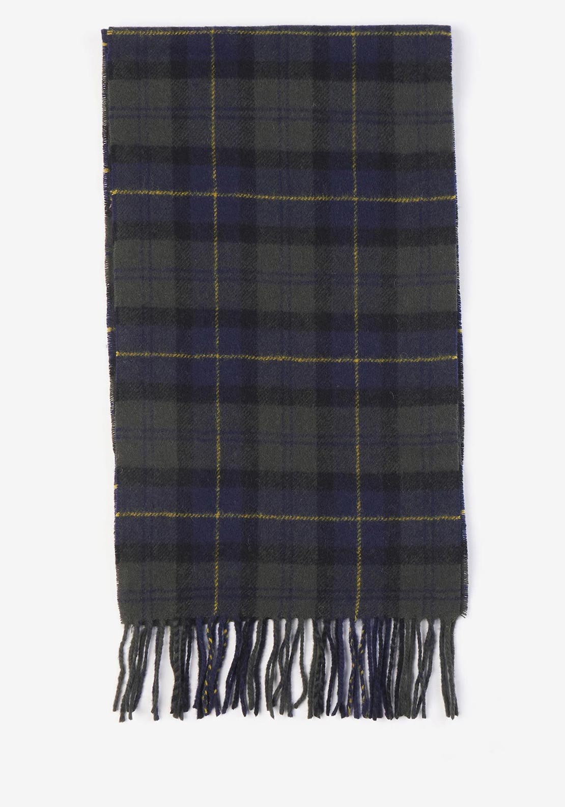 Barbour miesten huivi Tartan Lambswool Scarf, vihreä ruutu