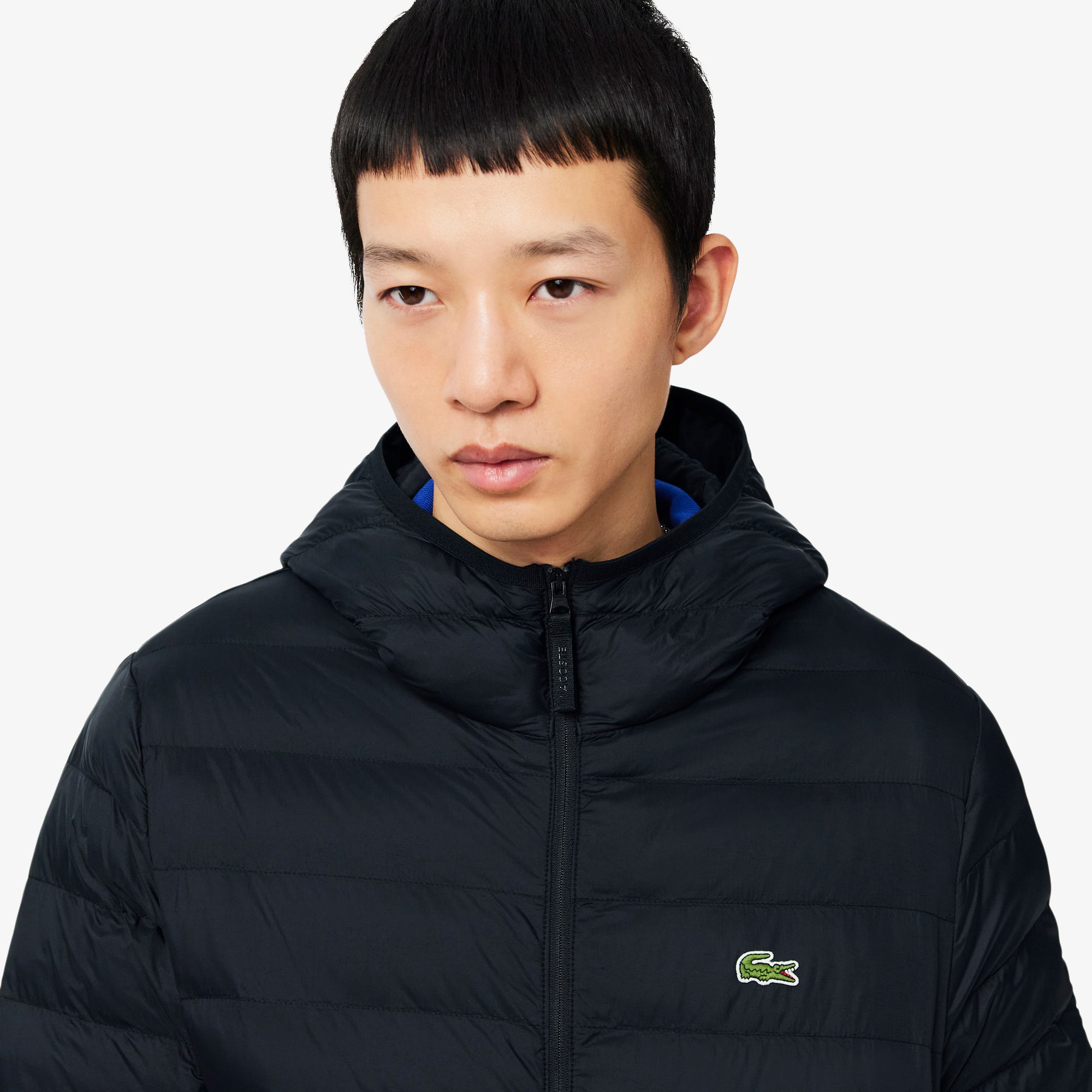 Lacoste miesten takki Lightweight Water Repellent Ripstop, musta