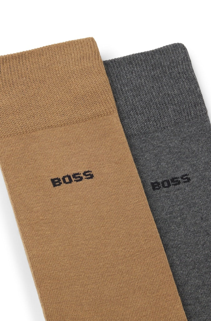 Hugo Boss sukat 2P RS Uni CC Socks, harmaa