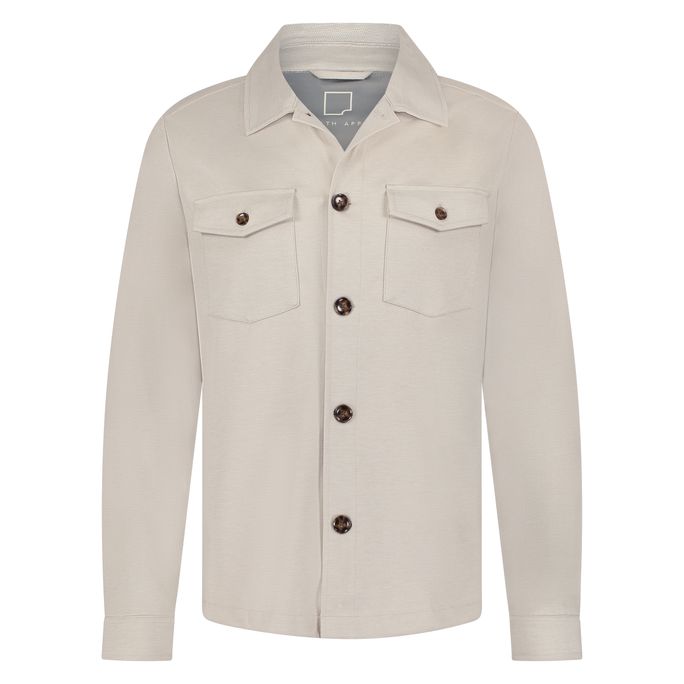 Born with Appetite miesten paitatakki Stretch Overshirt, hiekka