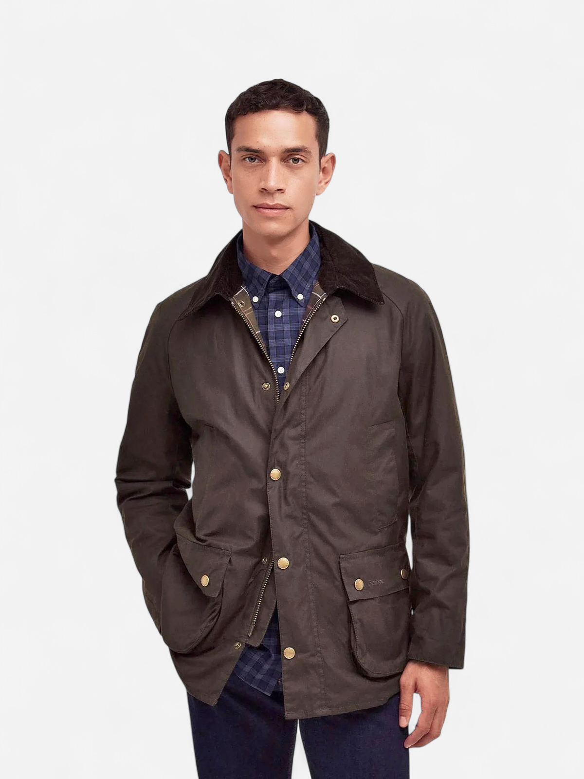 Barbour miesten takki Ashby Waxed Jacket, khaki - Kekäle.fi