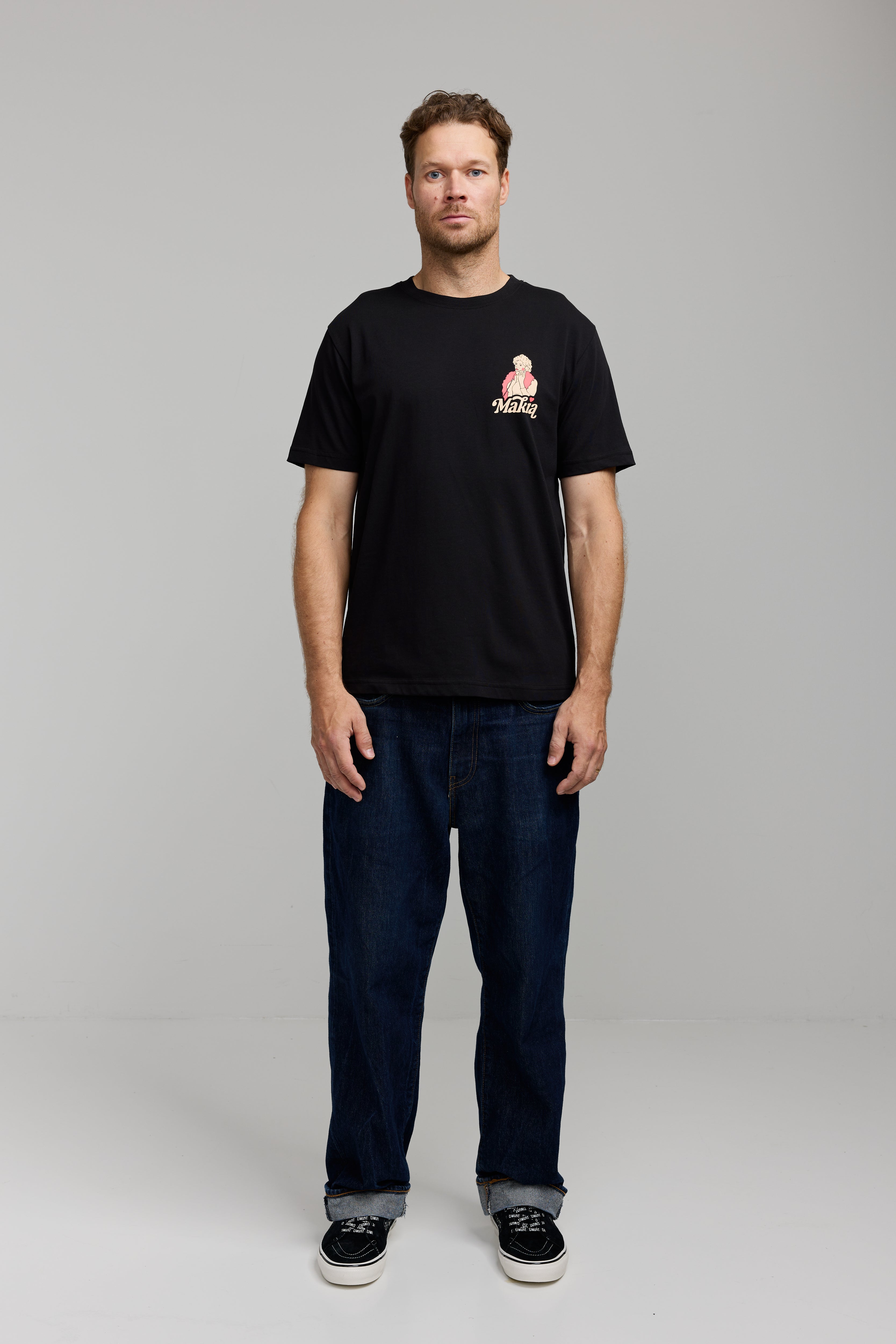 Makia Kummeli Seksipuhelin T-shirt, musta