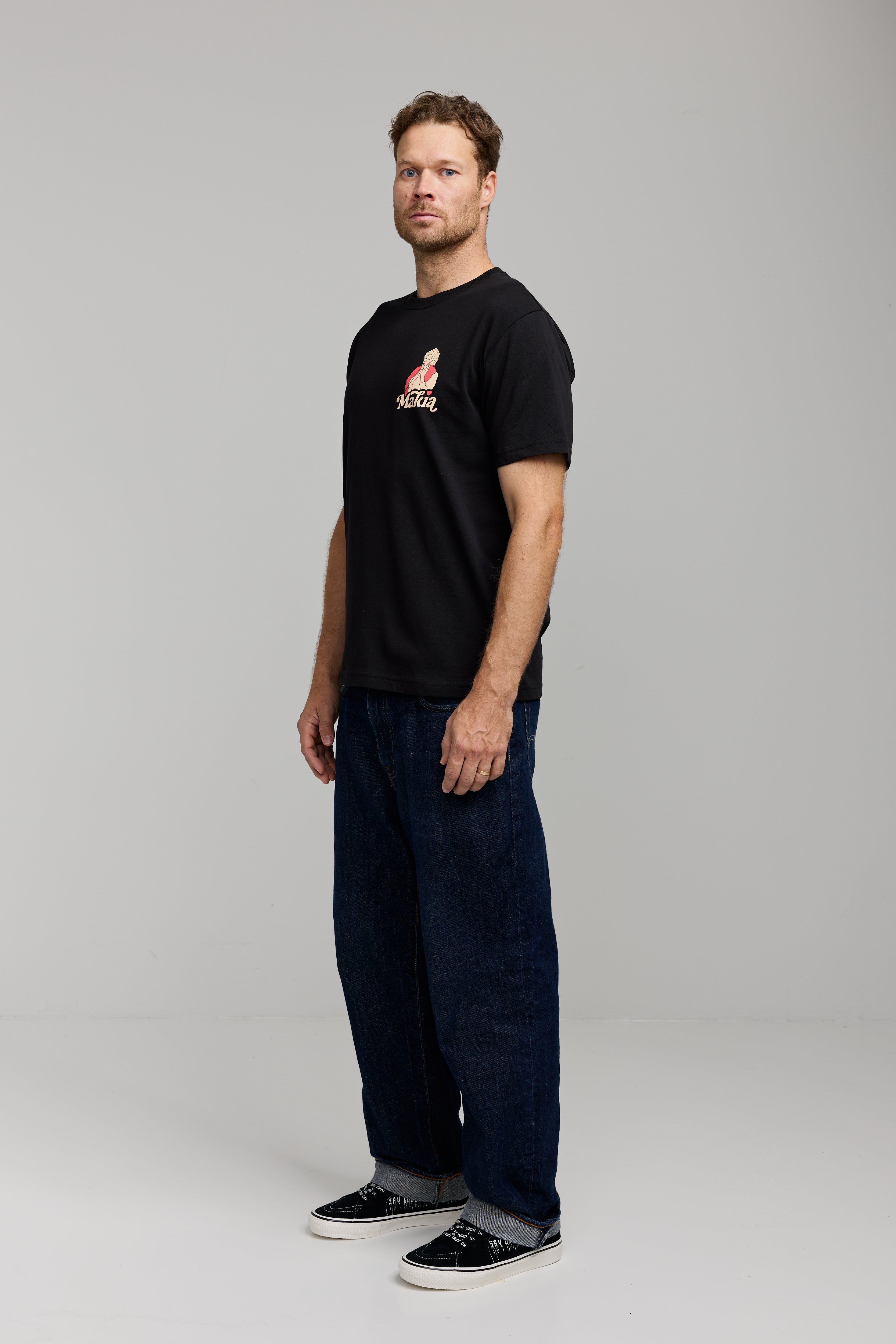 Makia Kummeli Seksipuhelin T-shirt, musta