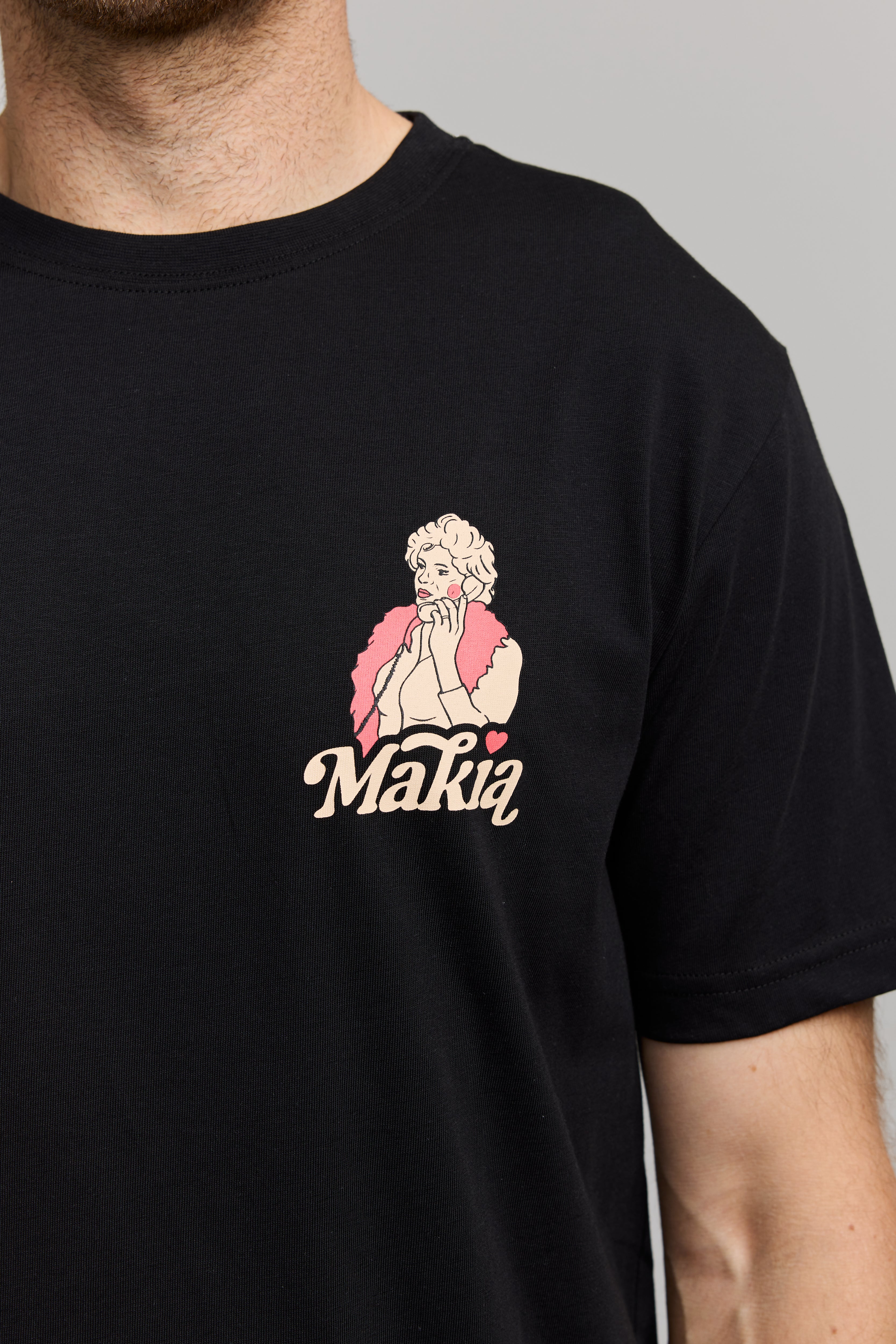 Makia Kummeli Seksipuhelin T-shirt, musta
