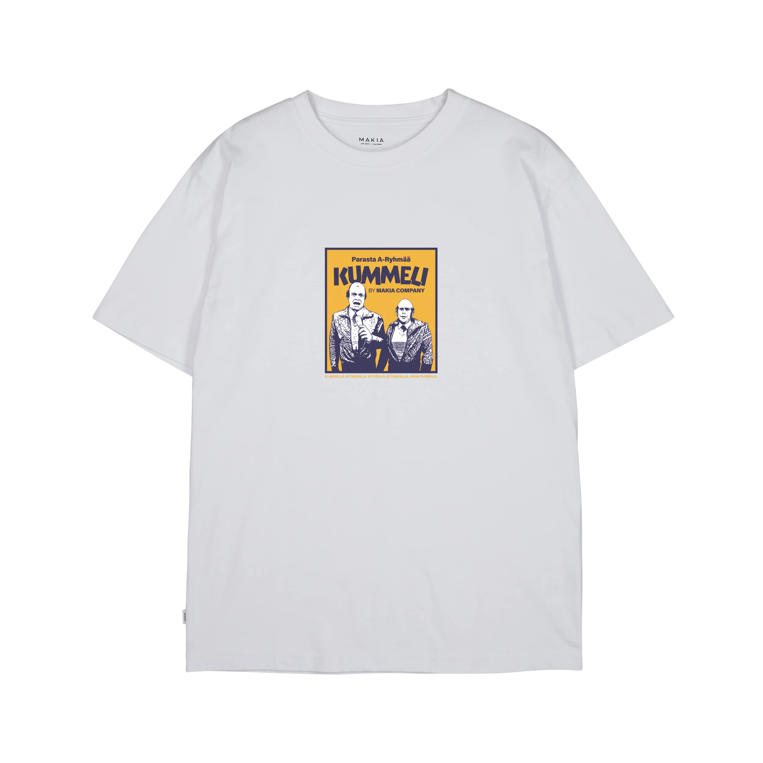Makia Kummeli A-ryhmä T-shirt, valkoinen