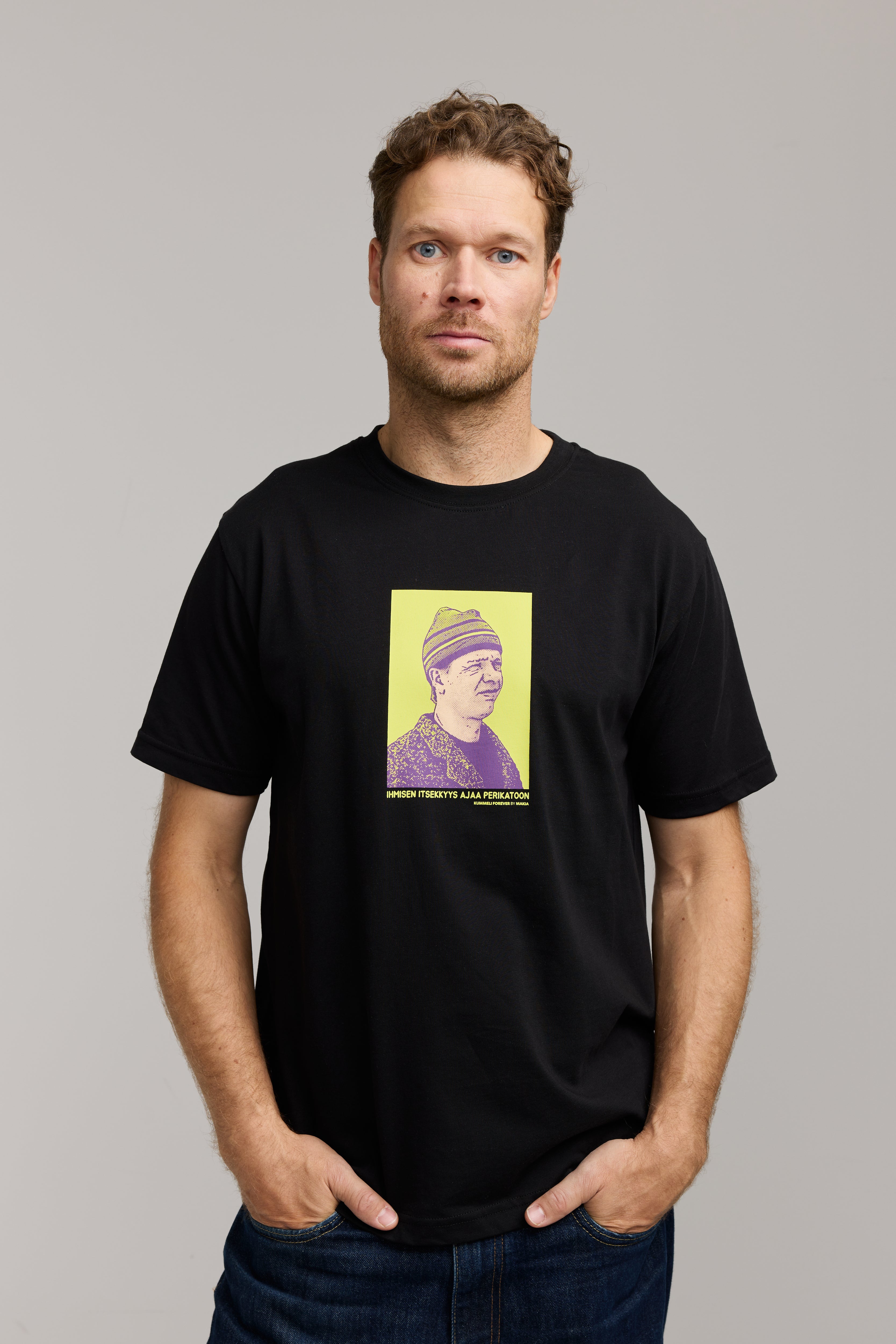 Makia Kummeli Ympäristöruutu T-shirt, musta