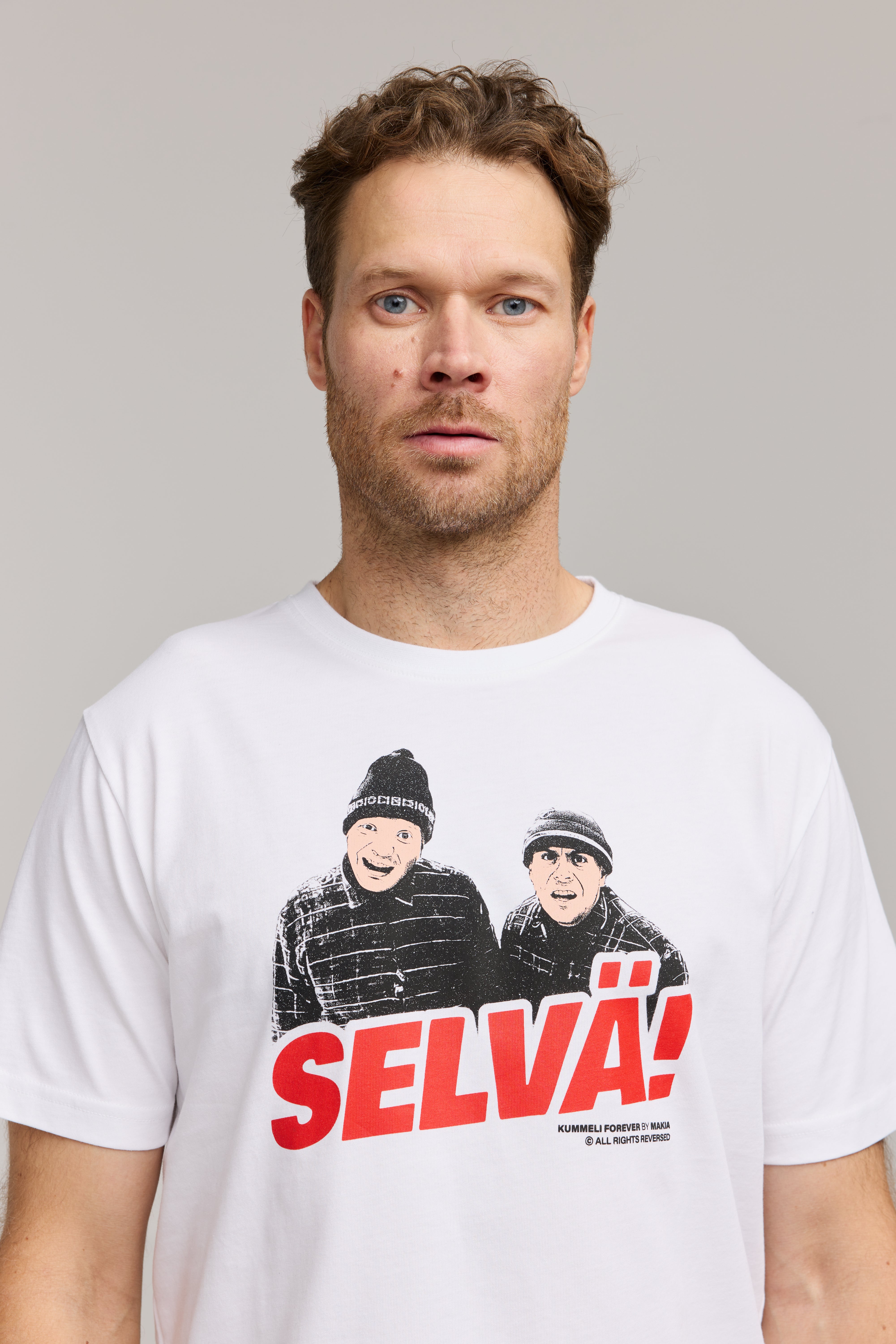 Makia Kummeli Selvä T-shirt, valkoinen