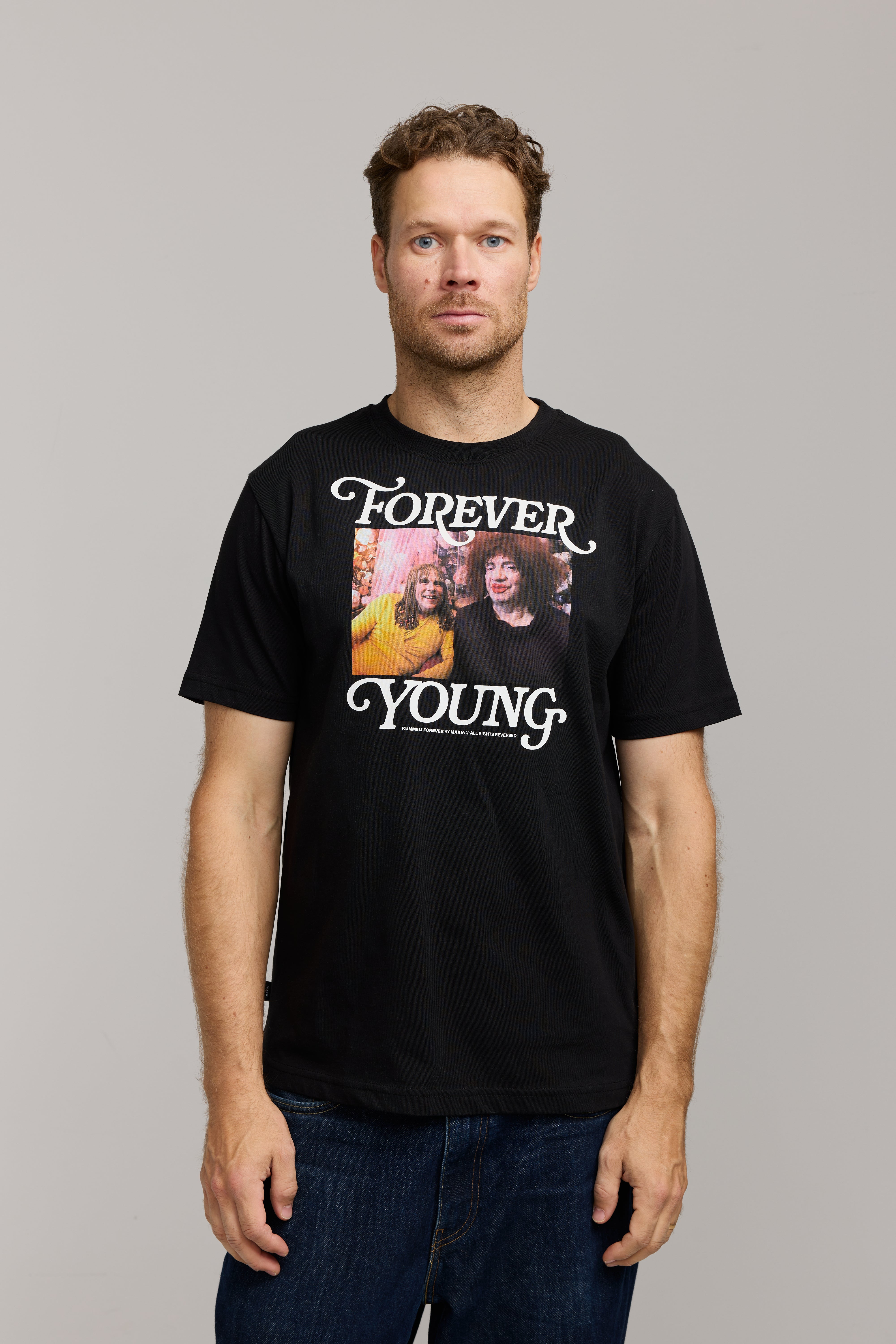Makia Kummeli Forever Young T-shirt, musta