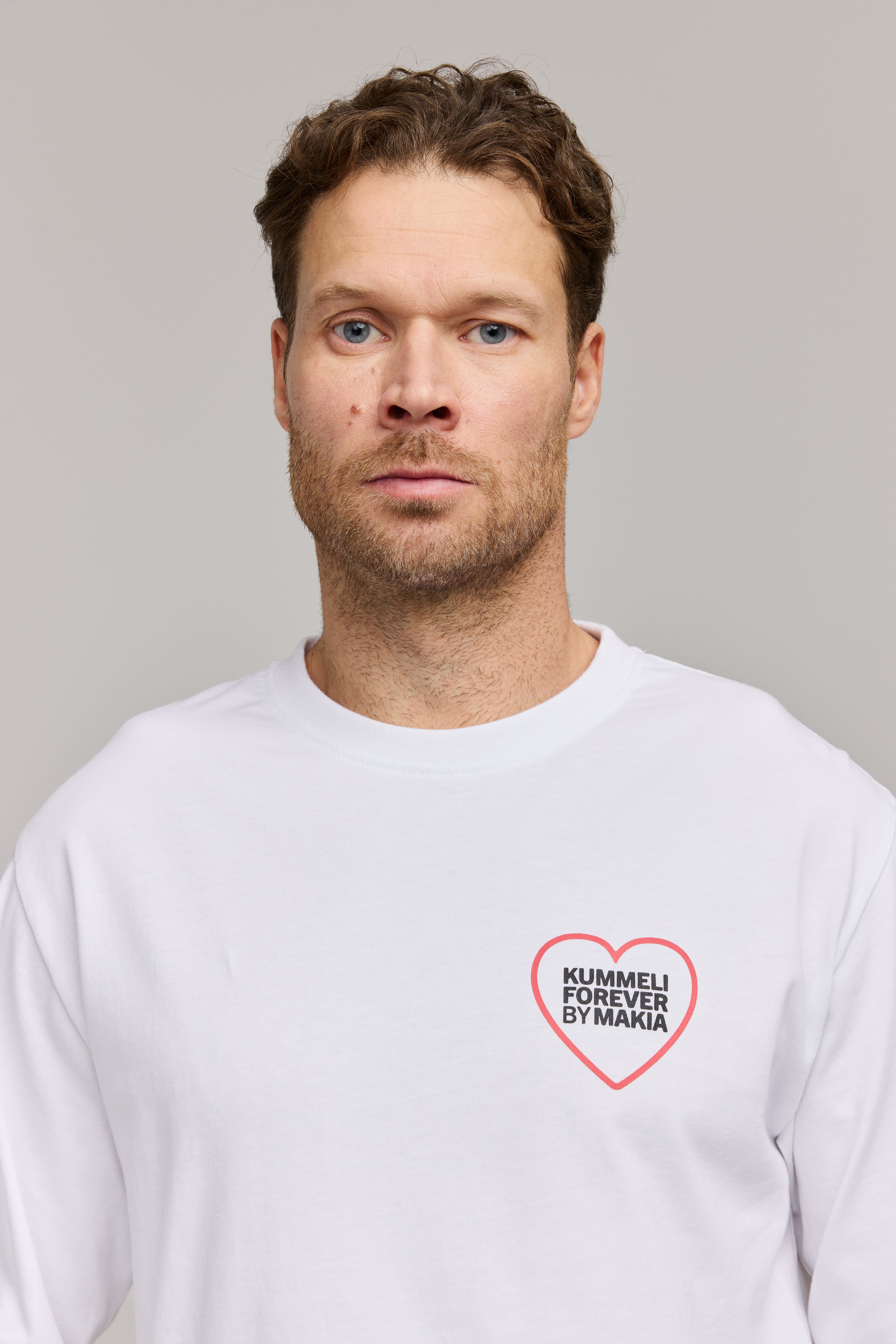 Makia Kummeli Seksipuhelin Long Sleeve, valkoinen