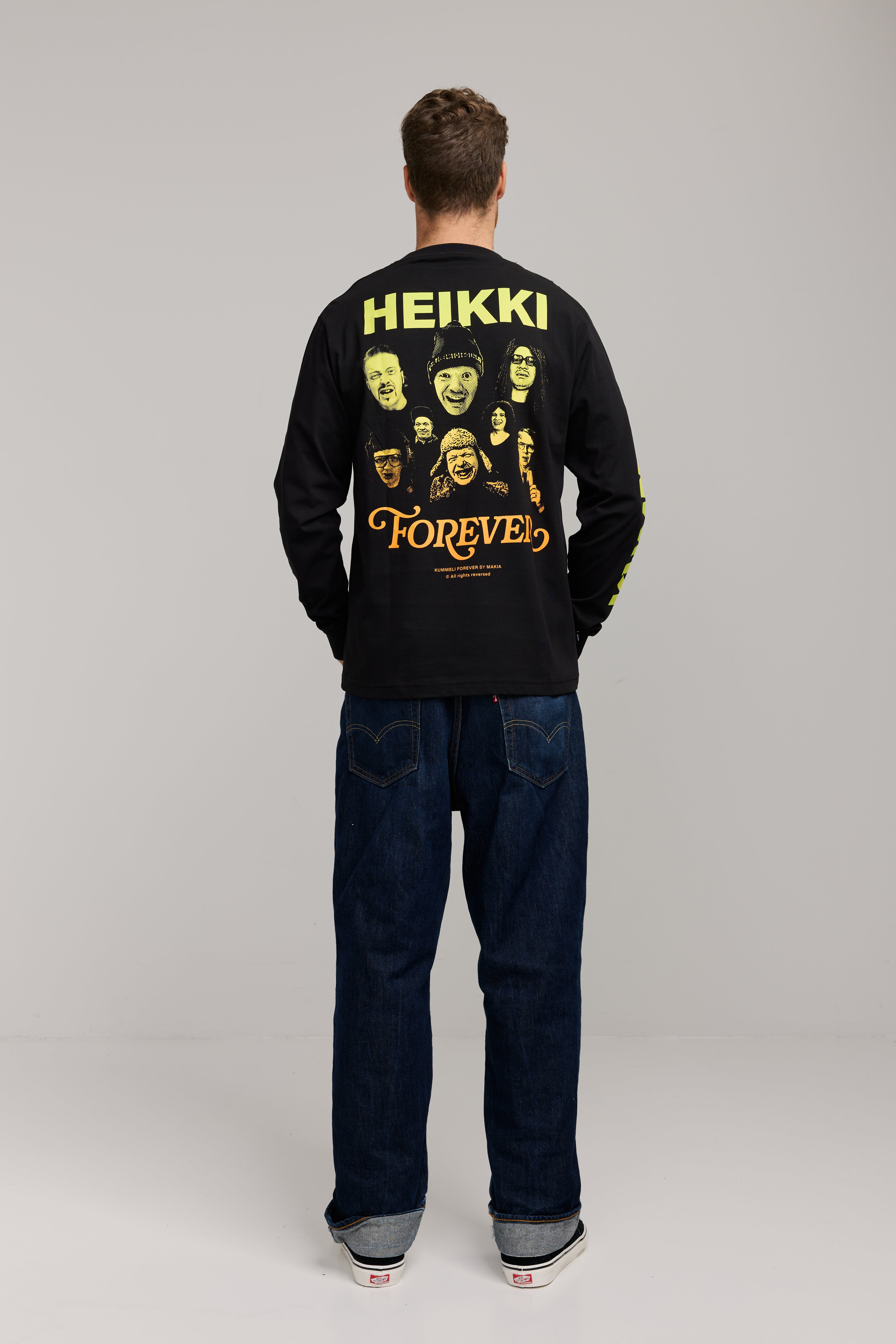 Makia Kummeli Heikki Long Sleeve Shirt, musta