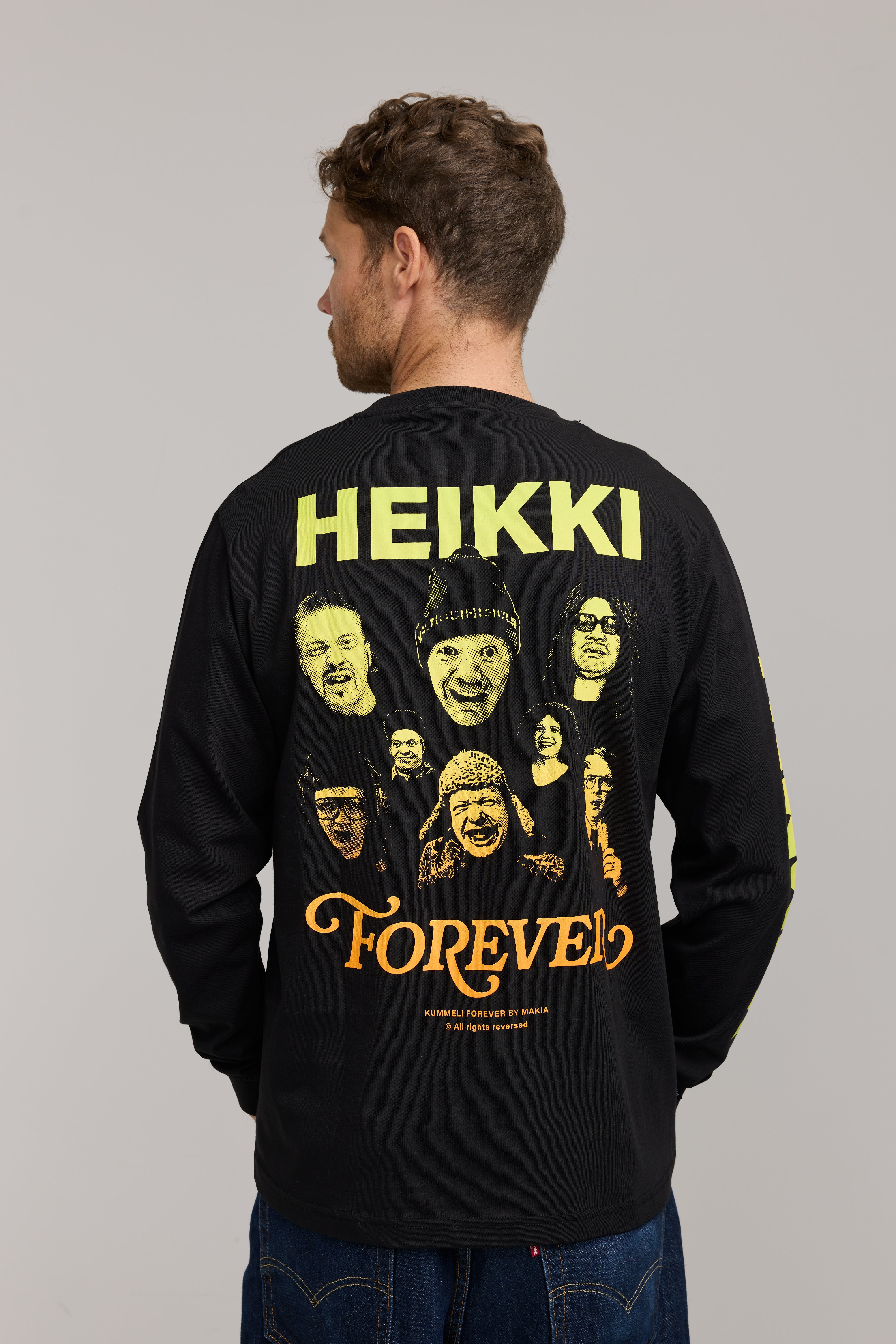 Makia Kummeli Heikki Long Sleeve Shirt, musta