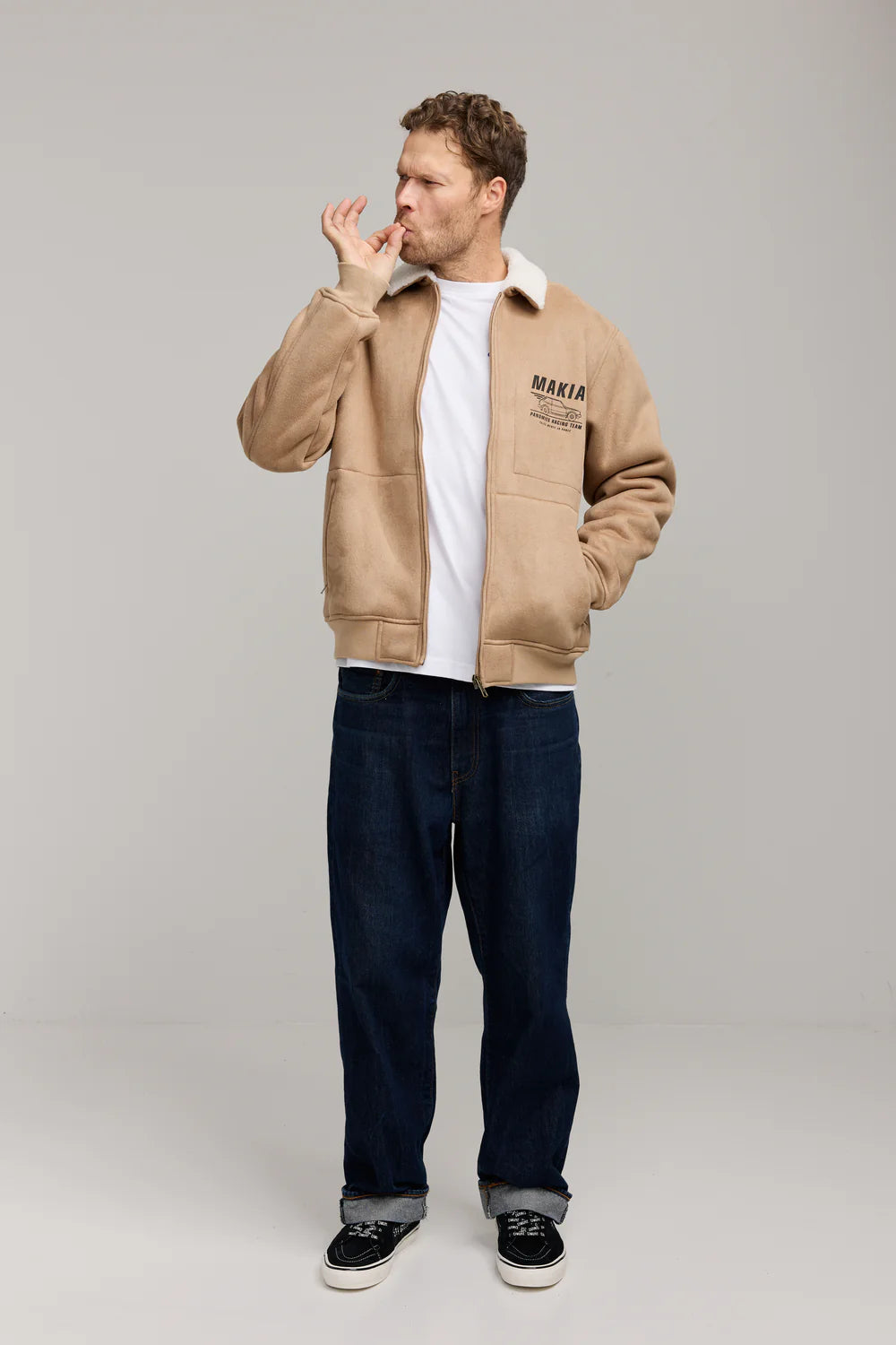Makia Kummeli Racing Jacket, beige