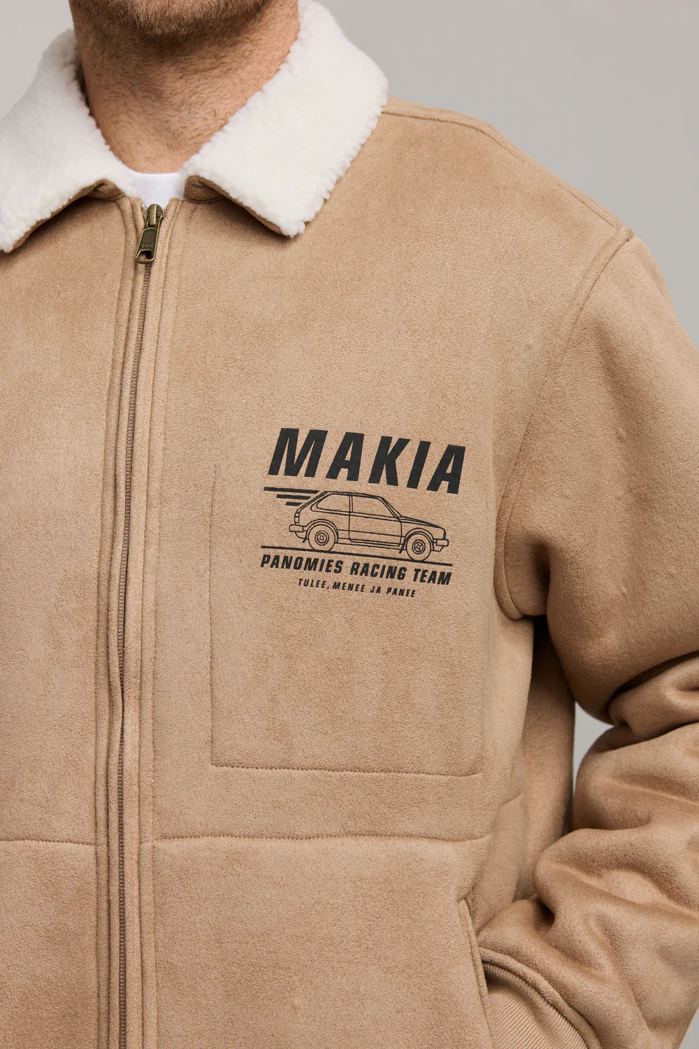 Makia Kummeli Racing Jacket, beige