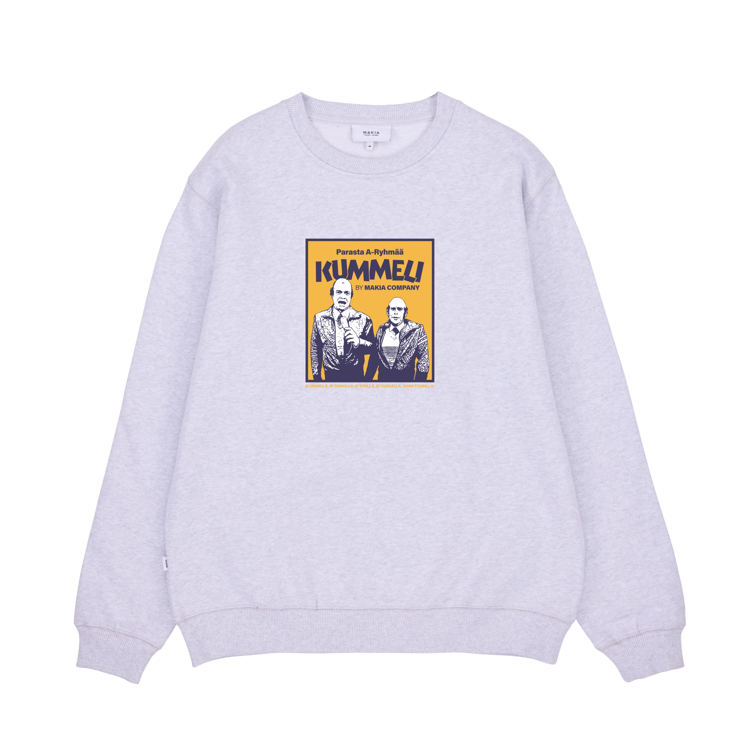 Makia Kummeli A-ryhmä Sweatshirt, vaaleanharmaa