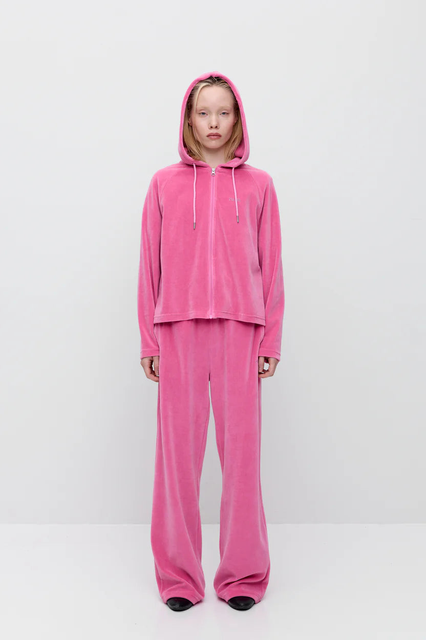 Makia x Nylon Beat huppari Nylon Zip Hoodie, vaaleanpunainen