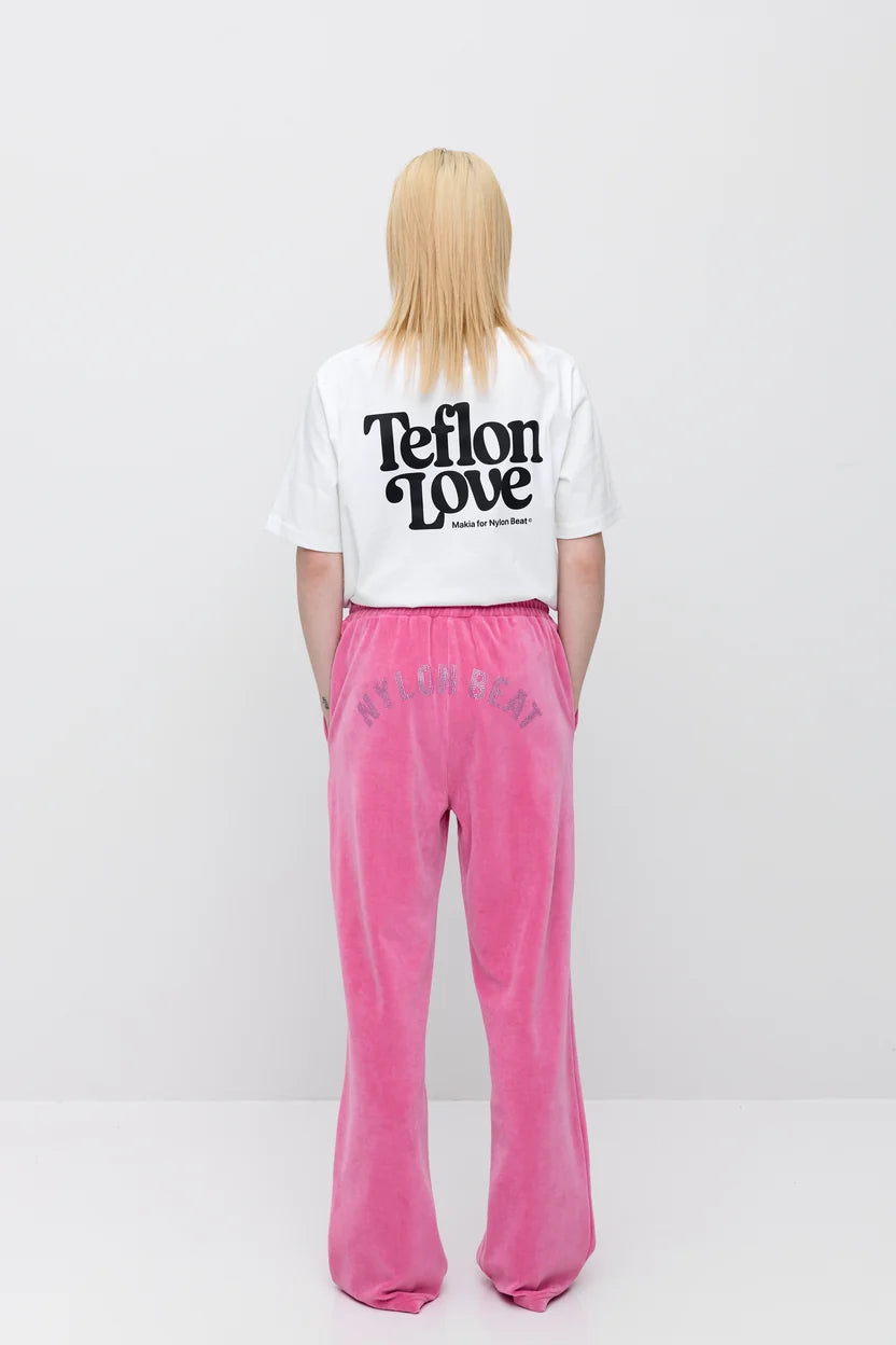 Makia x Nylon Beat collegehousut Nylon Trousers, vaaleanpunainen