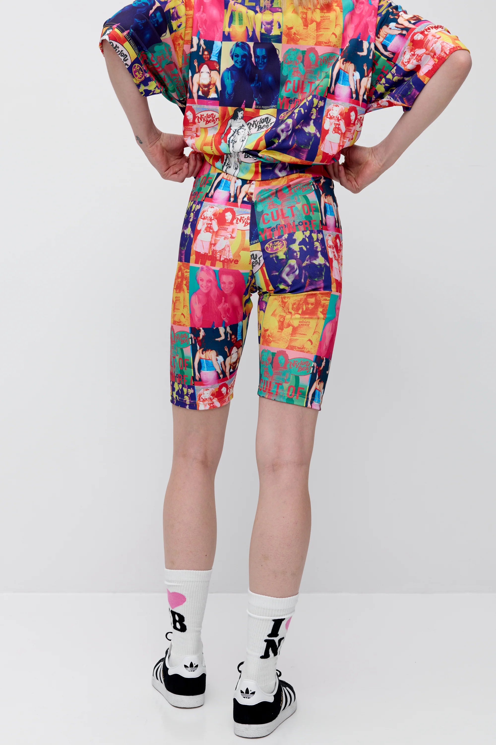 Makia x Nylon Beat shortsit Nylon Biker Shorts, monivärinen kuosi