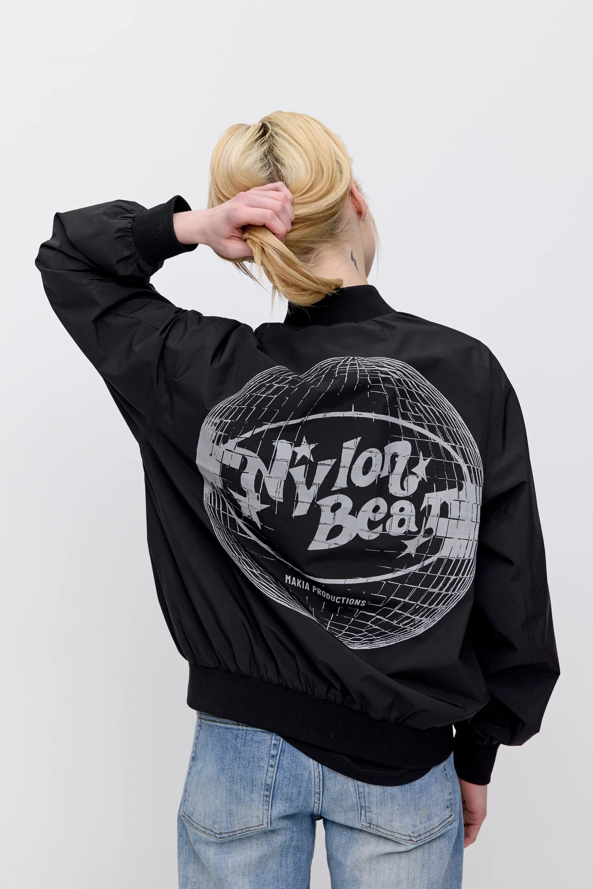 Makia x Nylon Beat takki Nylon Jacket, musta