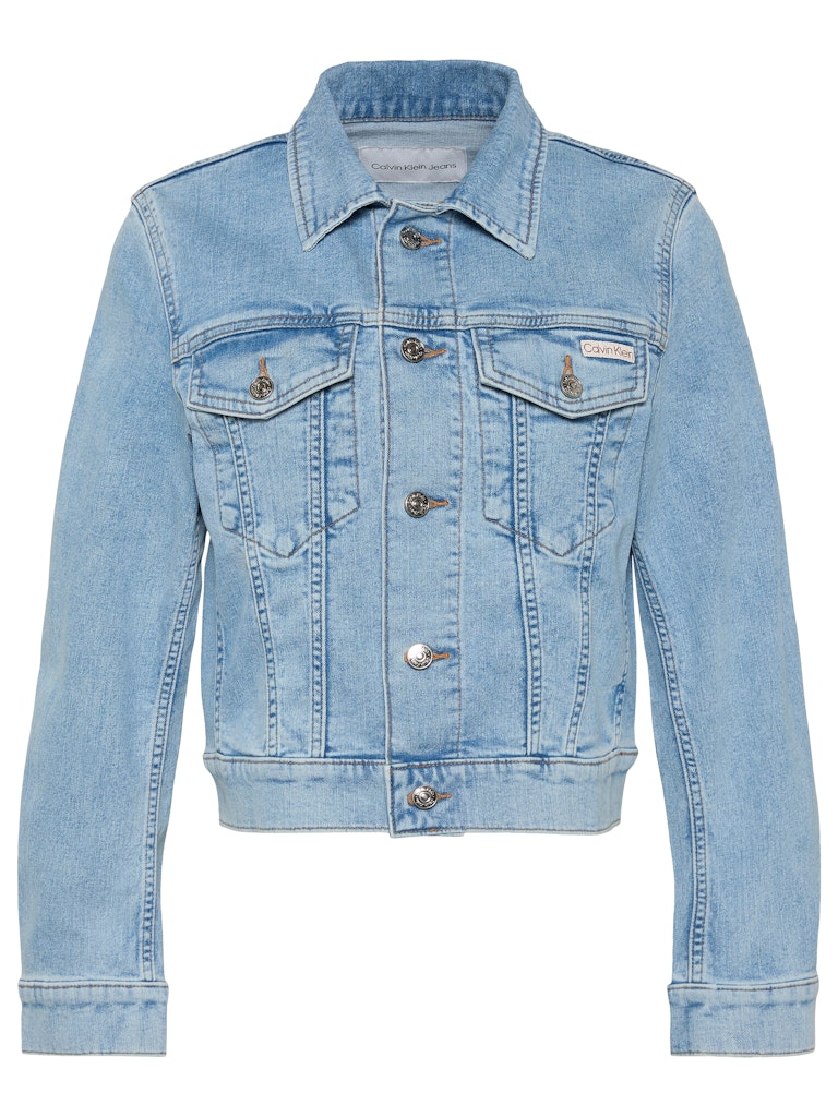 Calvin Klein Jeans naisten farkkutakki LS Classic Trucker Coastal Light, sininen indigo