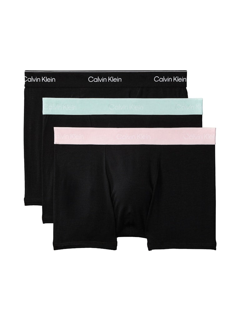 Calvin Klein miesten bokserit 3kpl K Relaxed Fit Trunk 3PK, musta