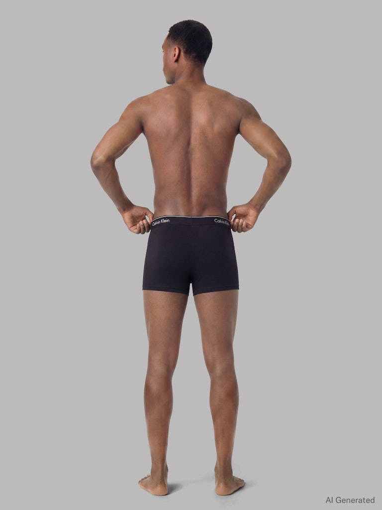 Calvin Klein miesten bokserit 3kpl K Relaxed Fit Trunk 3PK, musta