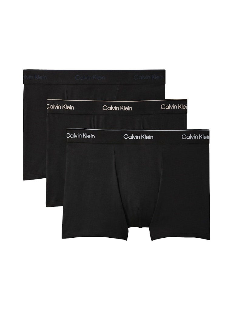 Calvin Klein miesten bokserit Relaxed Fit Trunk 3 Pack, musta