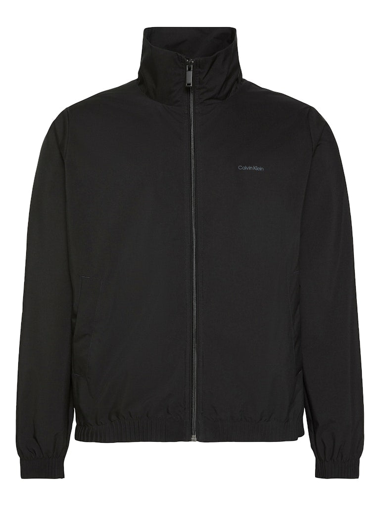 Calvin Klein Menswear tuulitakki LS Nylon Stand Collar Windbreaker, musta