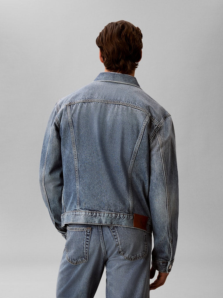 Calvin Klein Jeans miesten farkkutakki Andrew Classic Trucker Jeans Jacket, sininen indigo