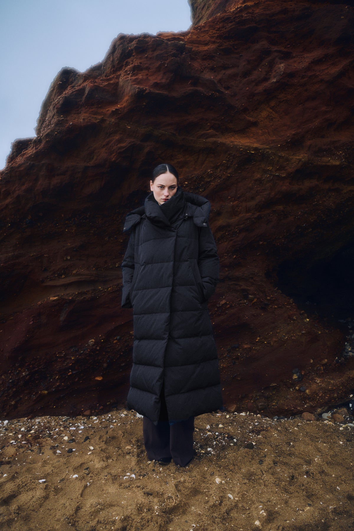 Copenhagen Muse naisten takki Micco Hat Coat, musta