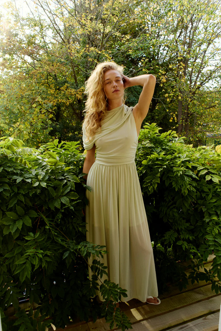 Copenhagen Muse naisten mekko Mejse Dress, vaaleanvihreä