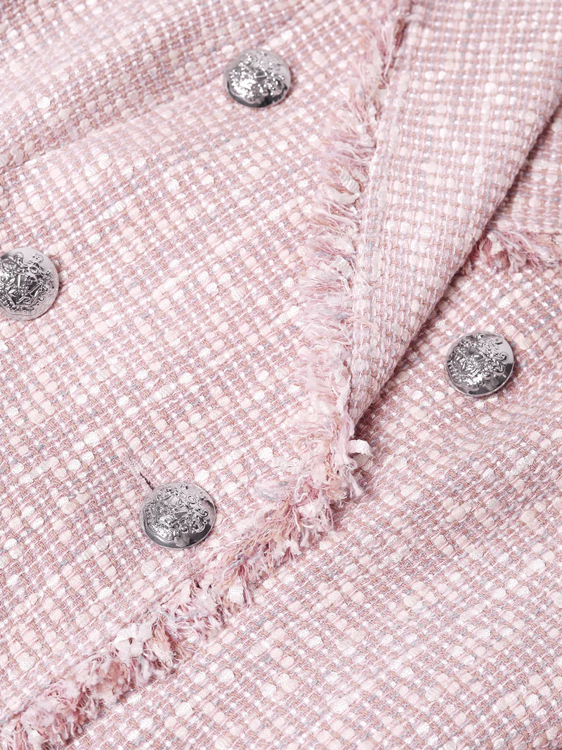 Andiata bleiserimekko Caren Coat, vaaleanpunainen