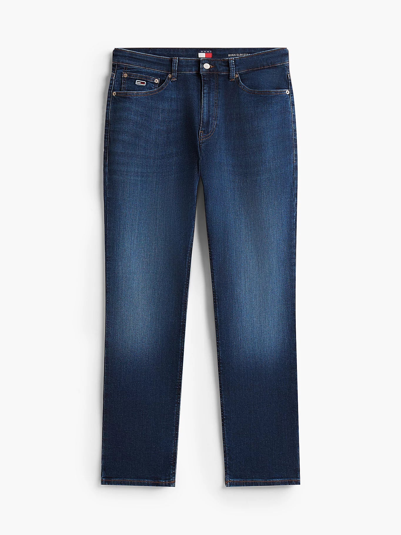 Tommy Jeans miesten farkut Ryan Slim Straight, sininen indigo