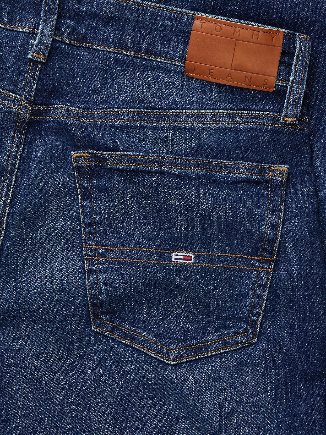 Tommy Jeans miesten farkut Ryan Slim Straight, sininen indigo