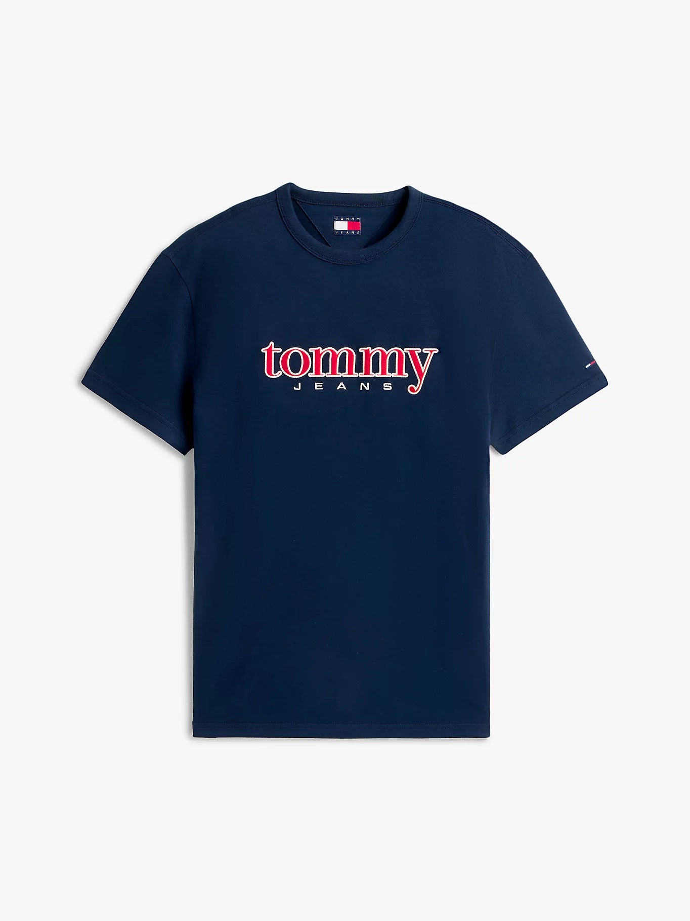 Tommy Jeans miesten T-paita TJM REG APPLIQ GRAPHIC SS T EXT, tummansininen