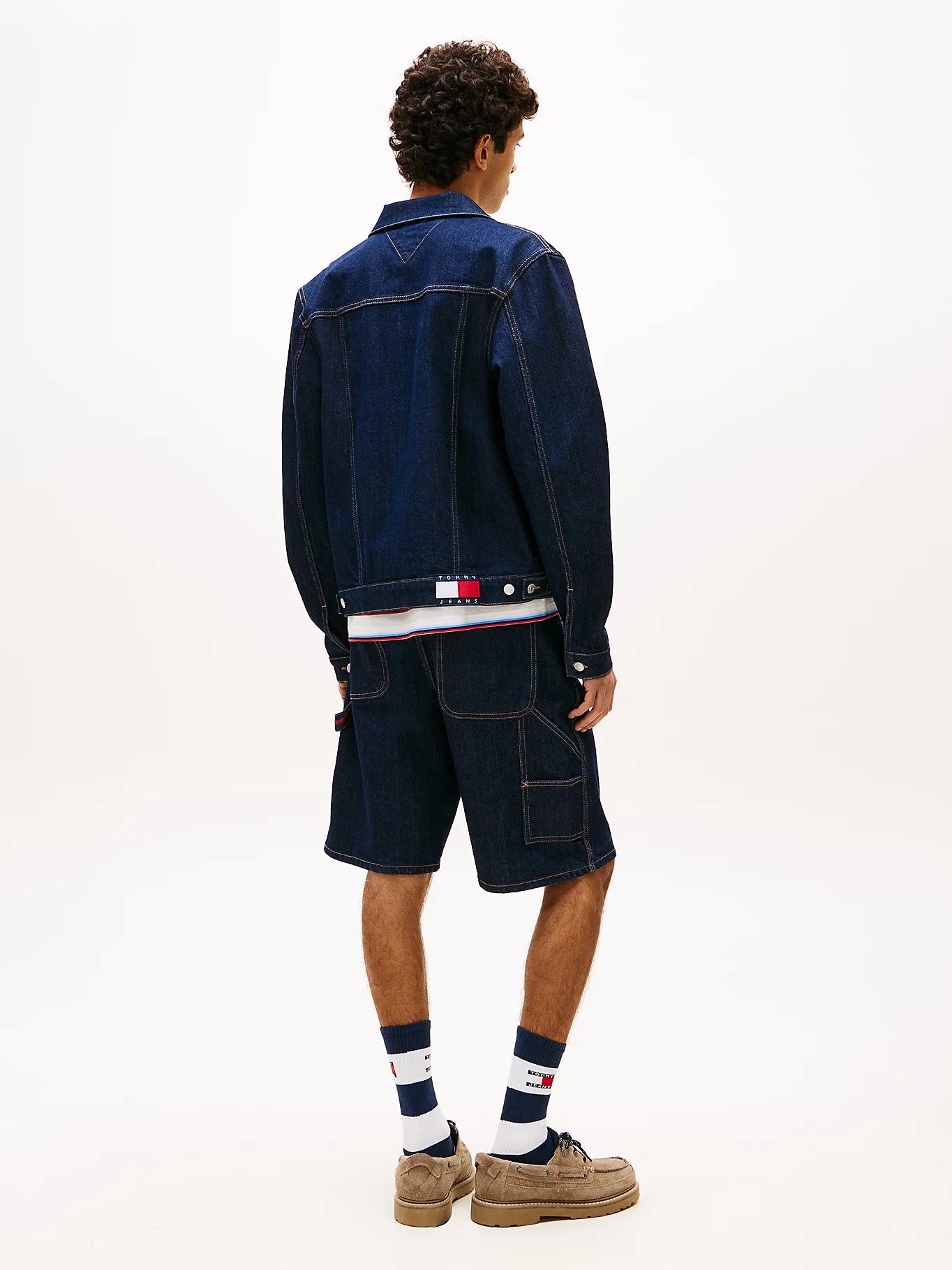 Tommy Jeans miesten farkkutakki Ryan Regular Trucker Jacket, tummansininen