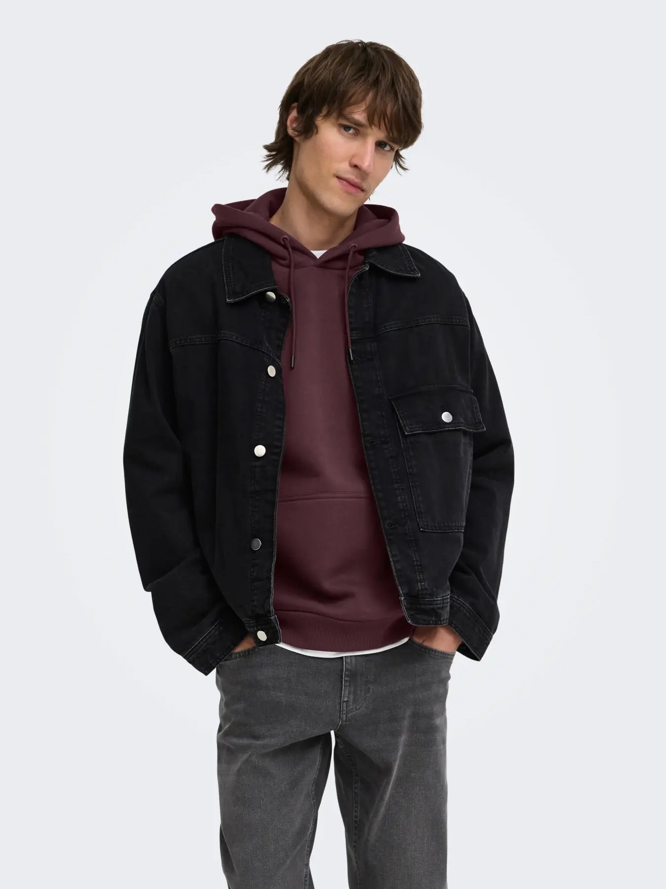 Only and Sons miesten huppari Ceres, Huckleberry