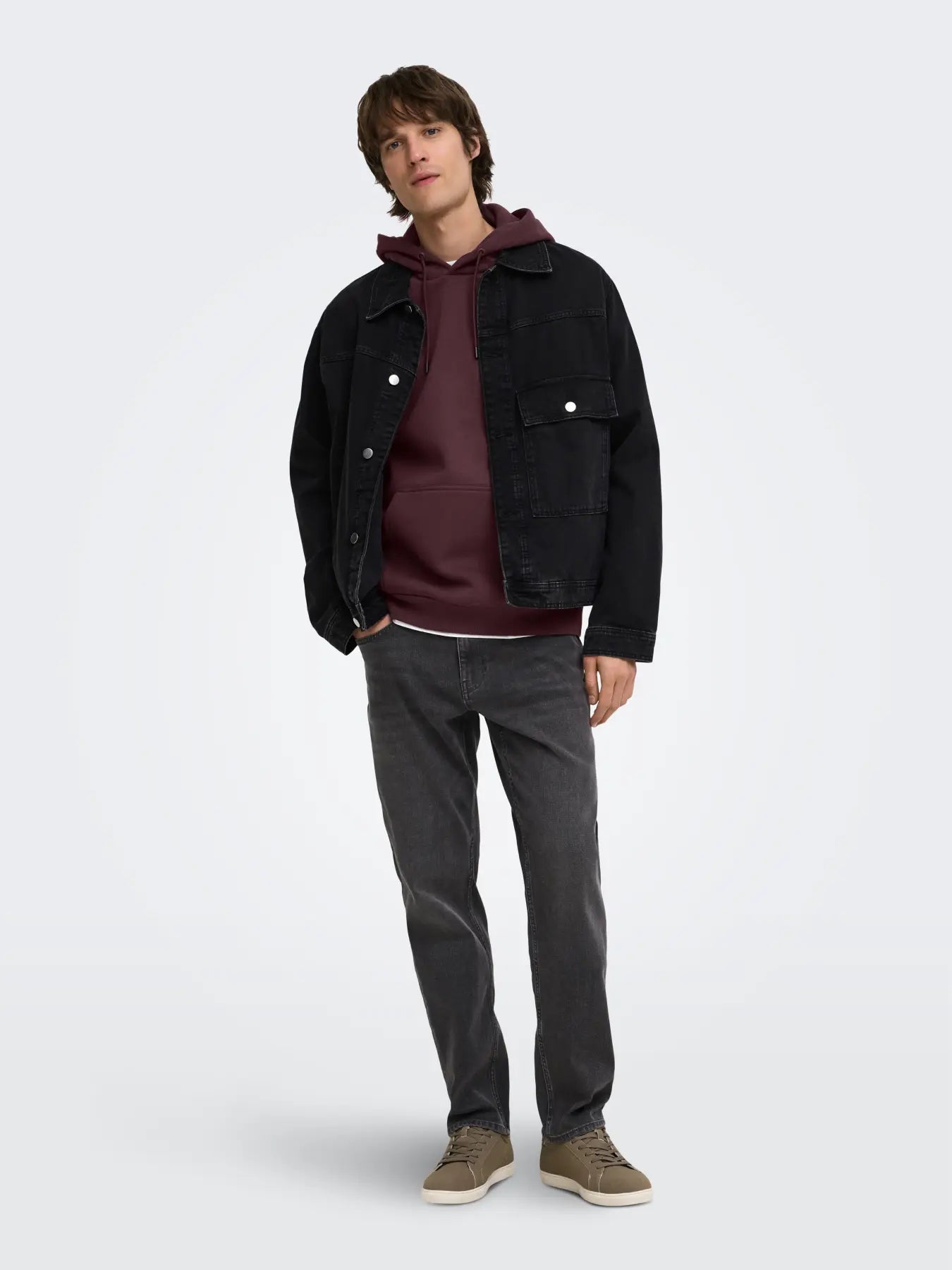 Only and Sons miesten huppari Ceres, Huckleberry