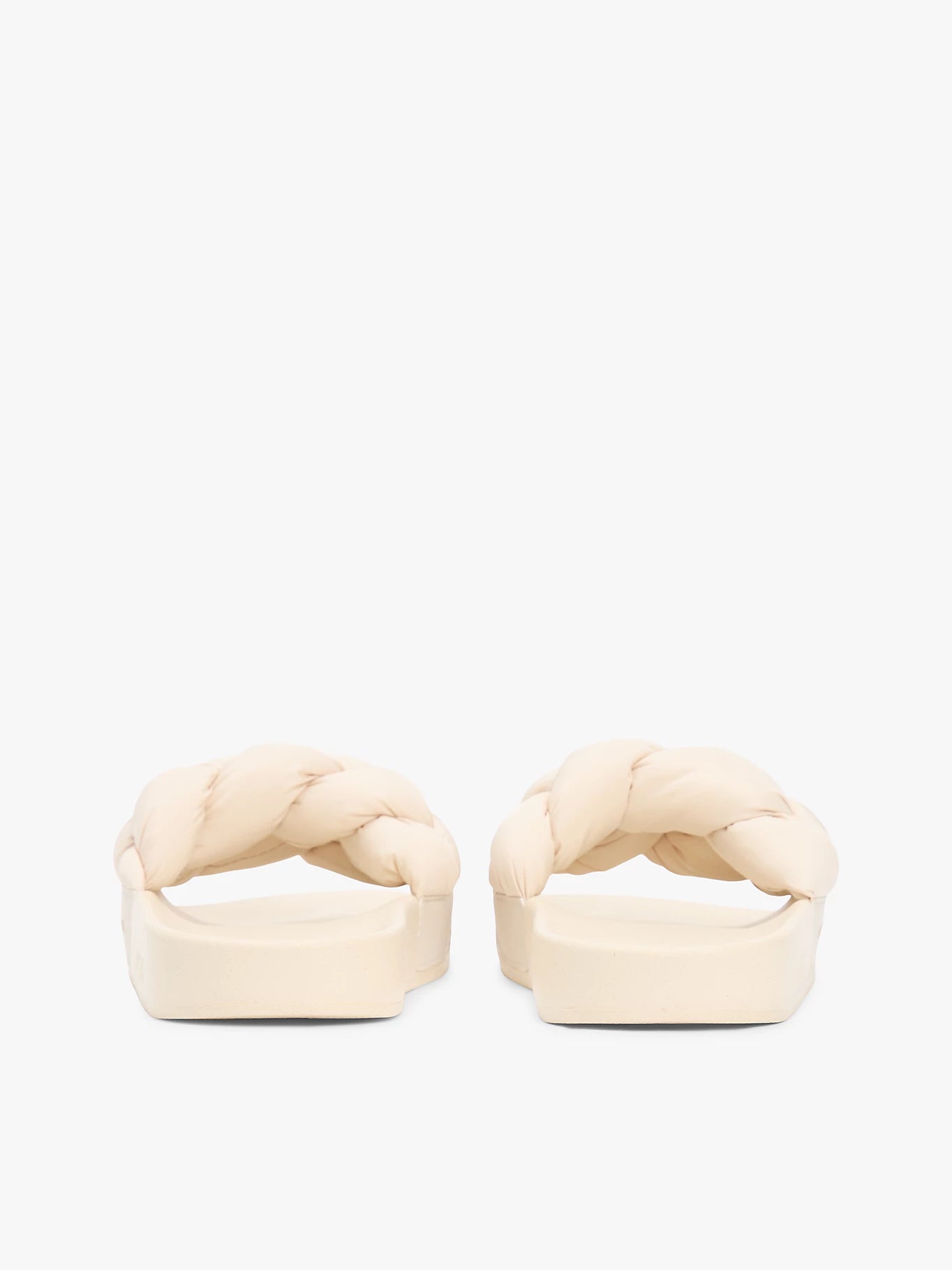 Tommy Hilfiger naisten sandaalit TJW Braided Slides, luonnonvalkoinen