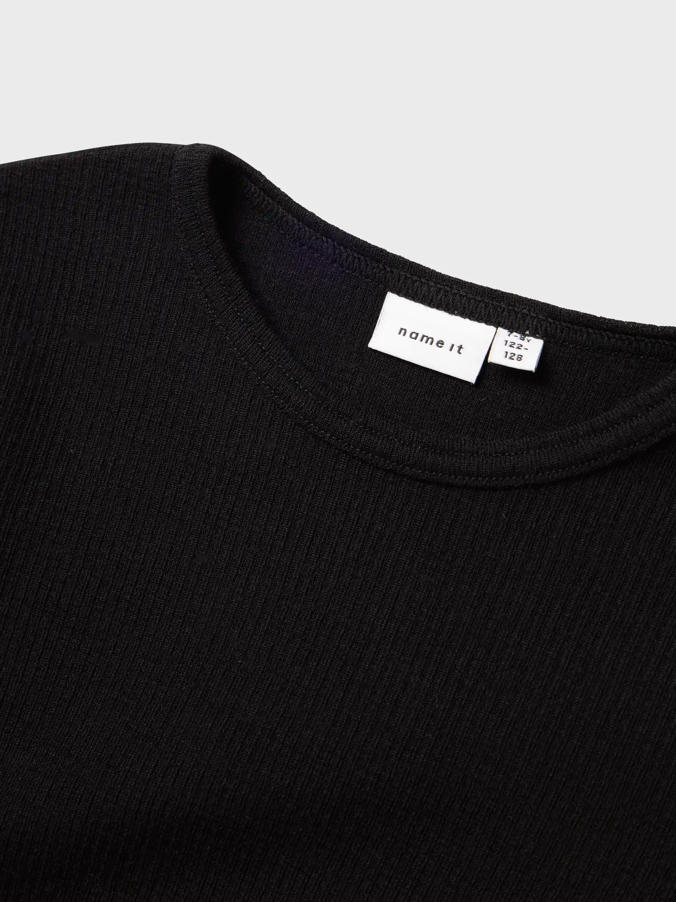 Name It lasten pitkähihainen paita Wool Rib LS Top, musta