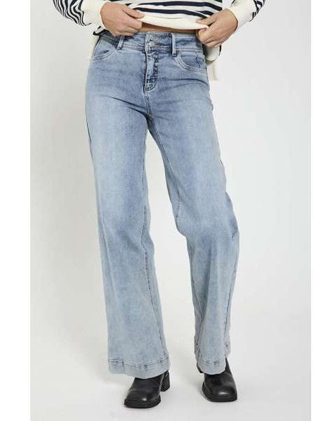 Freequent naisten farkut FQLopez Jeans, Light Blue Denim