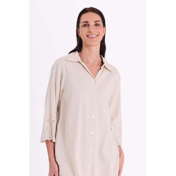 Freequent Naisten Paitamekko Linus Dress, Moonbeam Melange