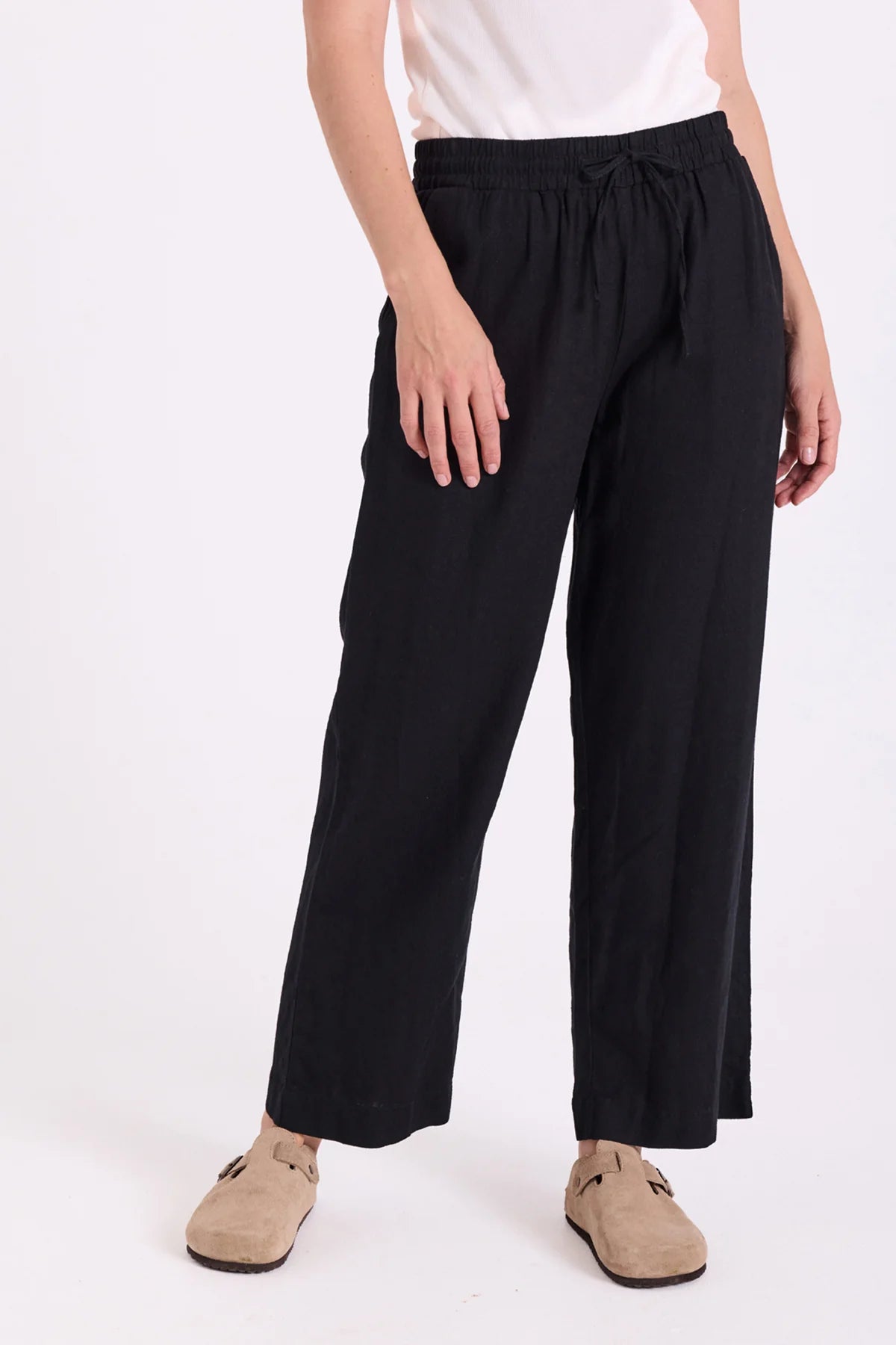 Freequent naisten housut Lava Ankle Pant, musta