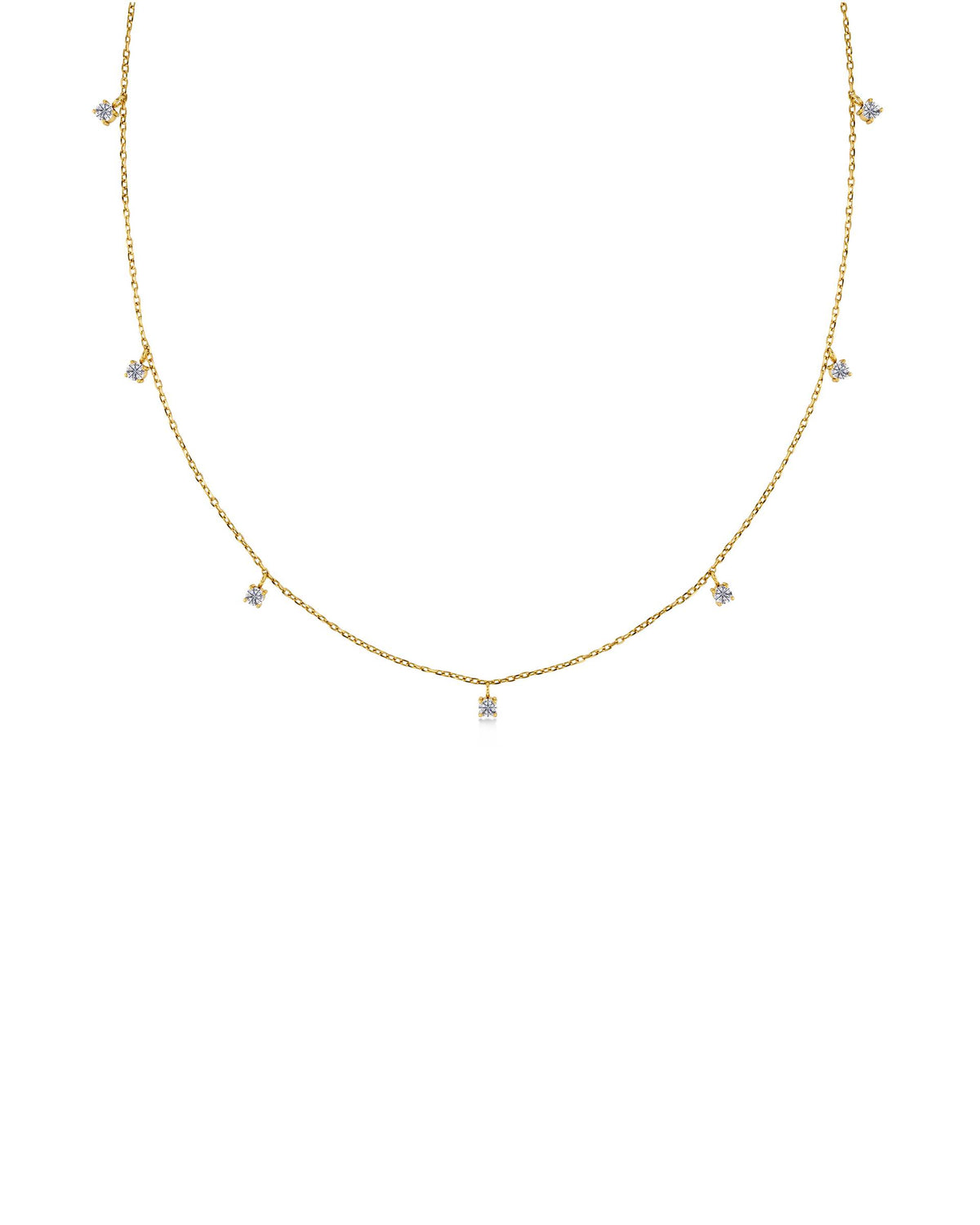 Edblad kaulakoru Petite Necklace Multi, Gold pleated