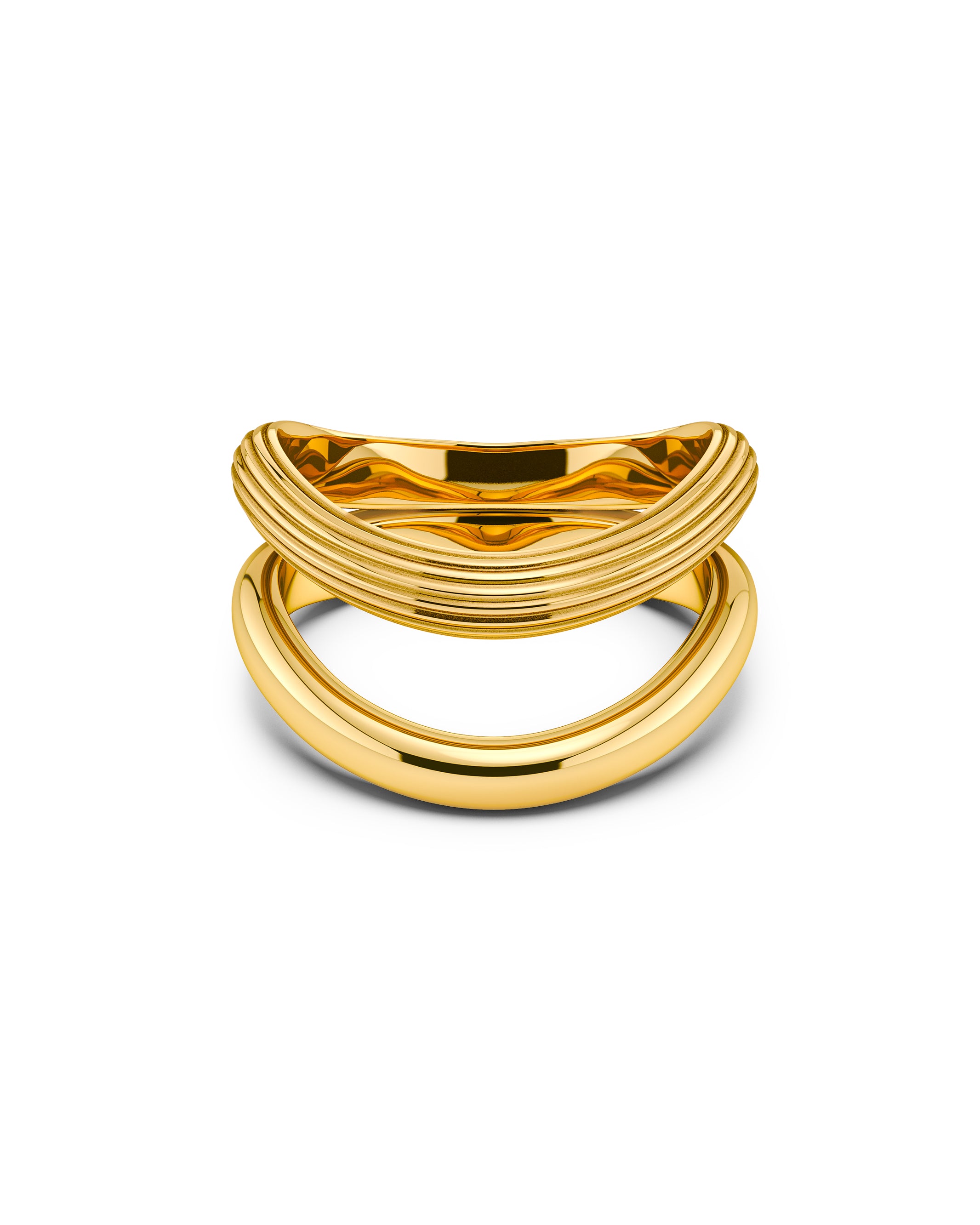 Edblad sormus Wildern, Gold pleated
