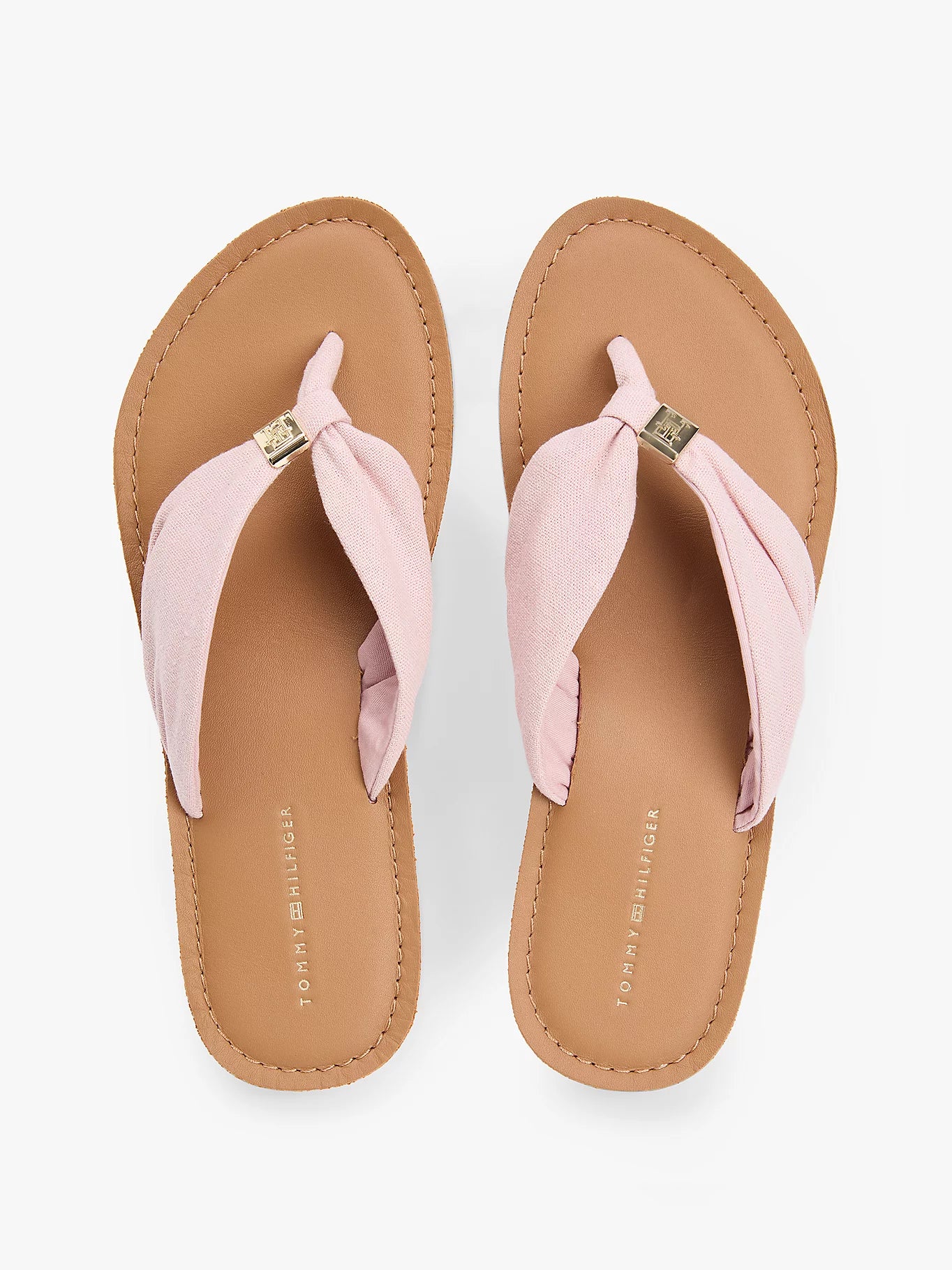 Tommy Hilfiger naisten sandaalit TH LTR Footbed Summer Sandal, vaaleanpunainen