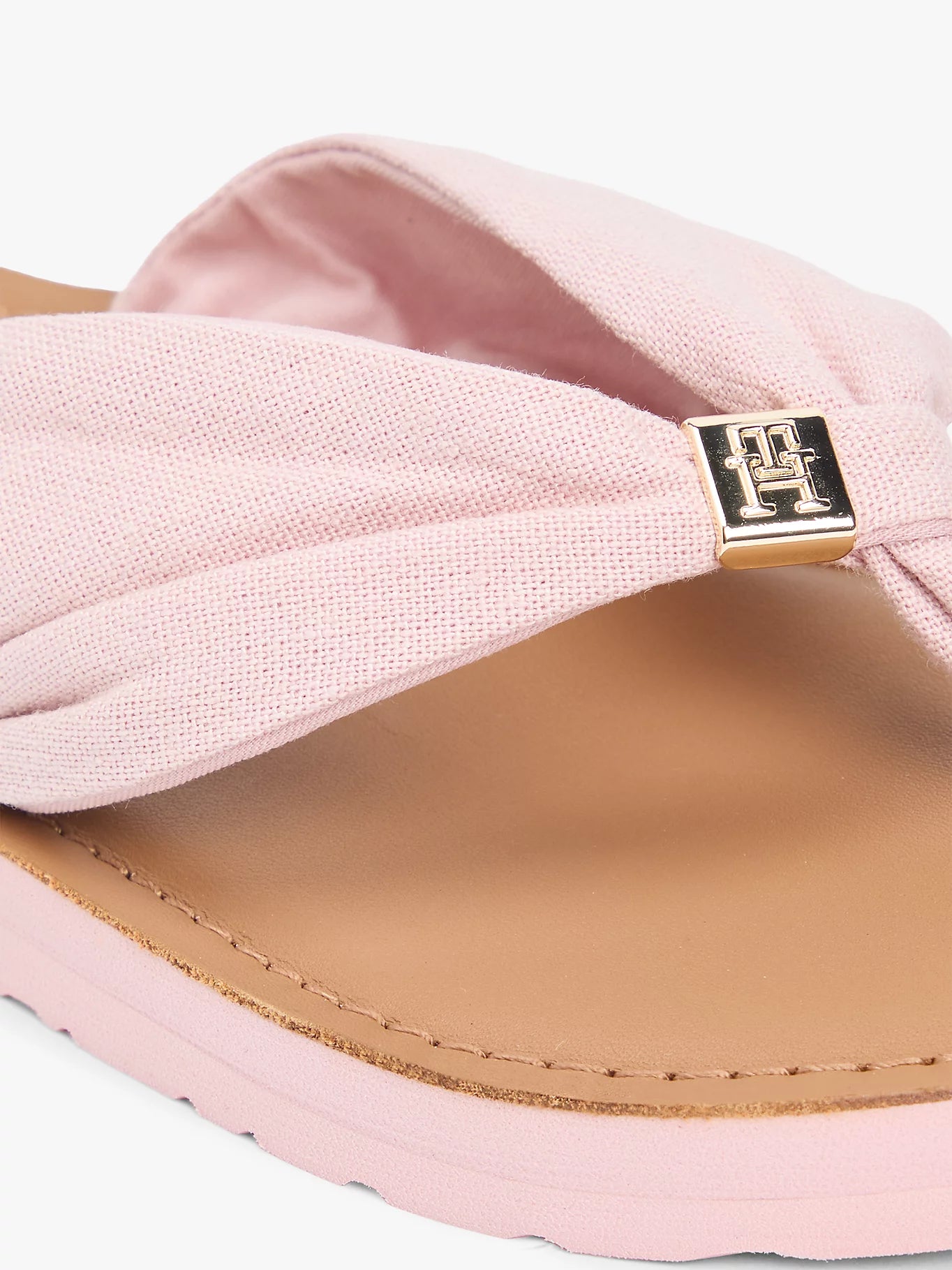 Tommy Hilfiger naisten sandaalit TH LTR Footbed Summer Sandal, vaaleanpunainen