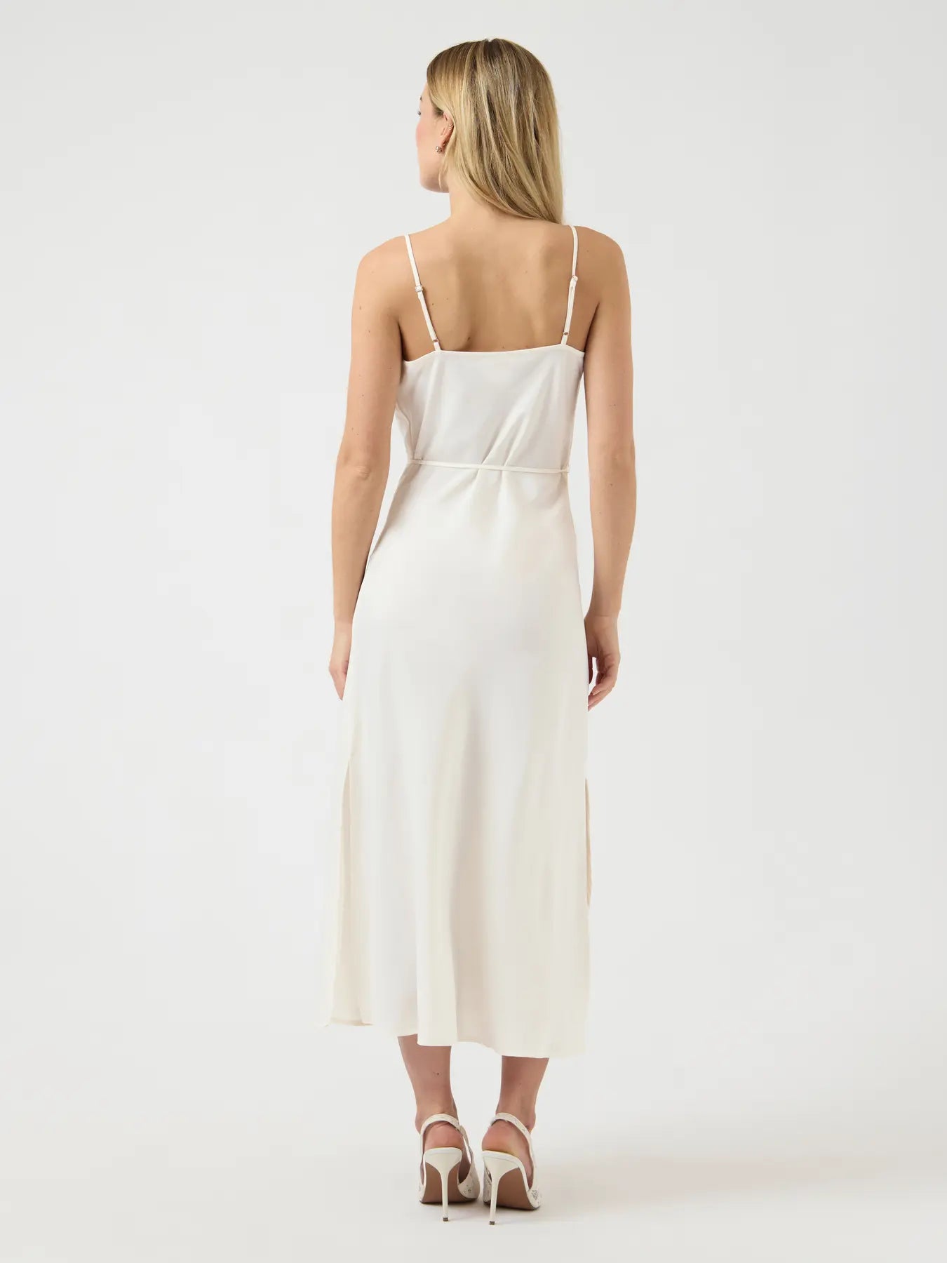 Y.A.S mekko YASTHEA Strap Long Dress, Gardenia