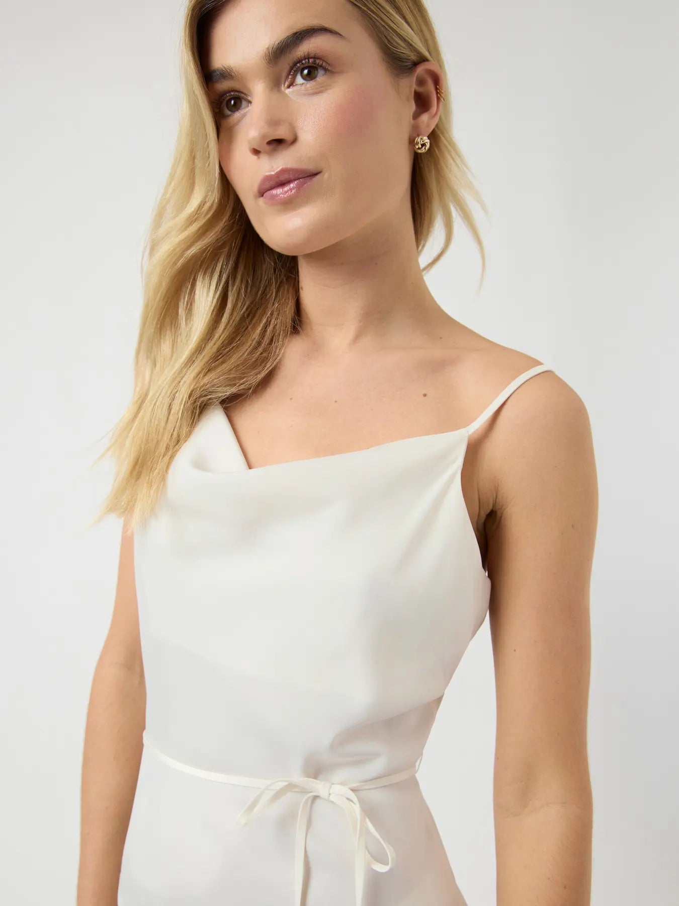 Y.A.S mekko YASTHEA Strap Long Dress, Gardenia